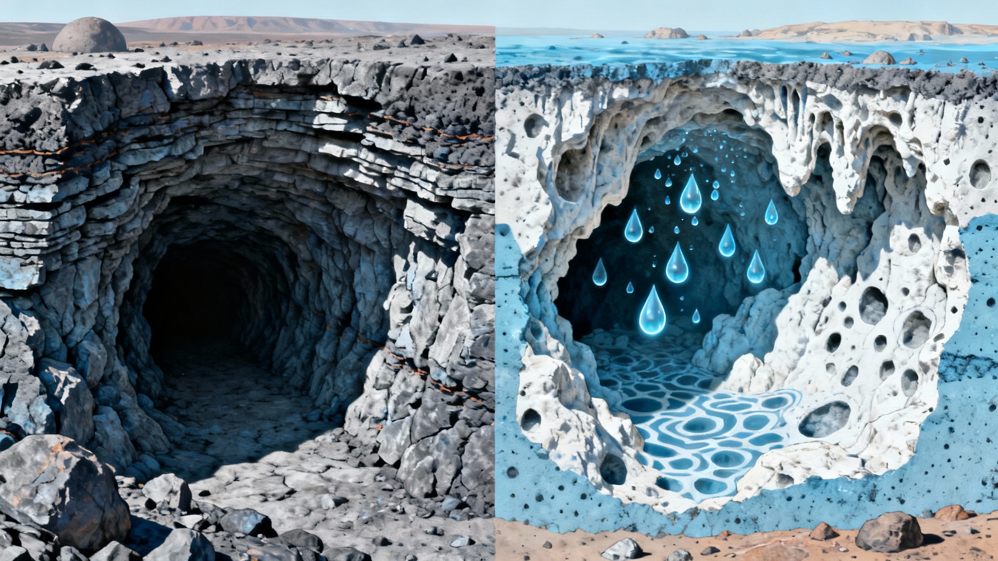 Une nouveauté sur Mars : adieu les tubes de lave, bonjour les grottes karstiques