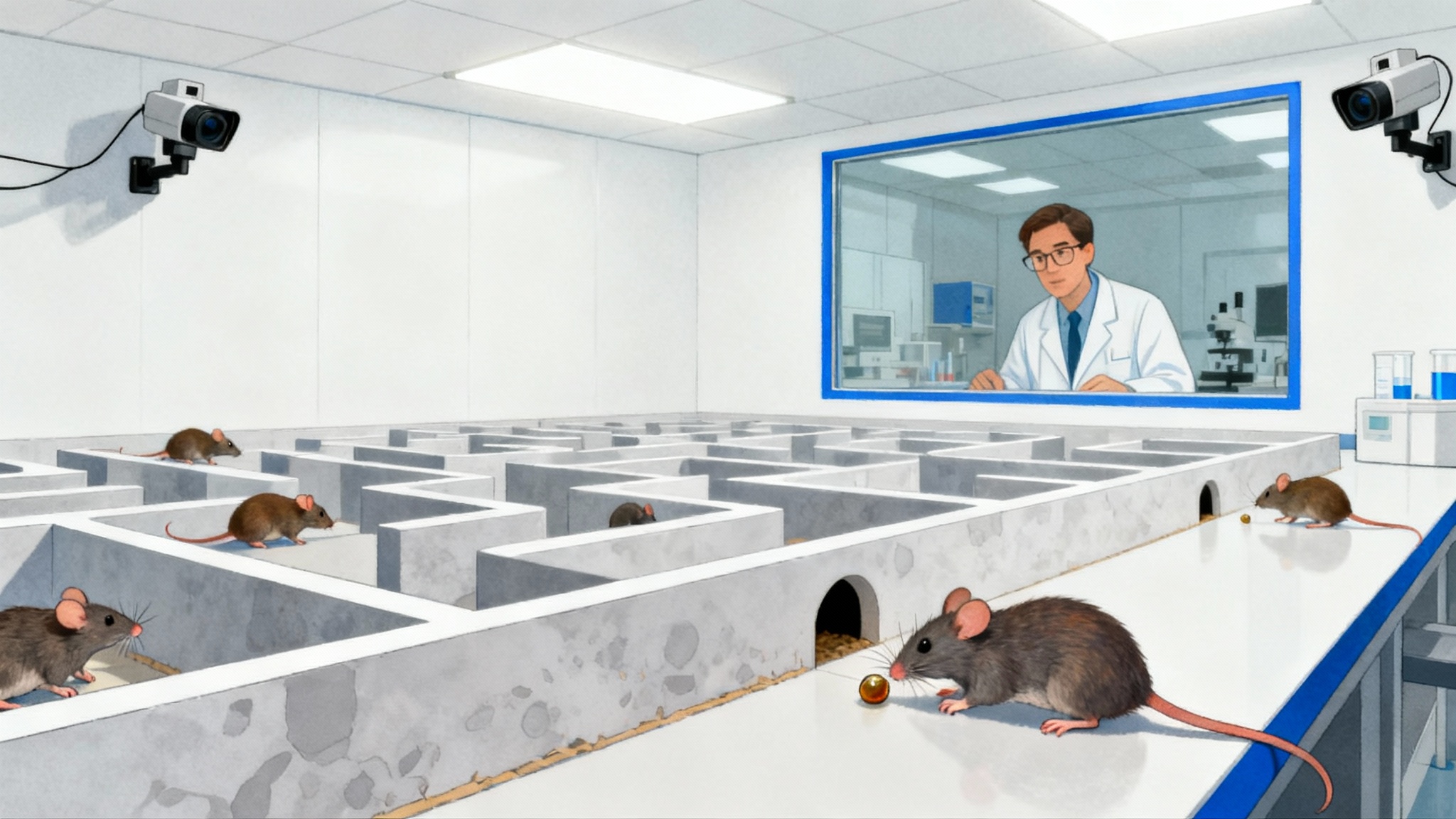 Une cible spécifique testée sur la souris