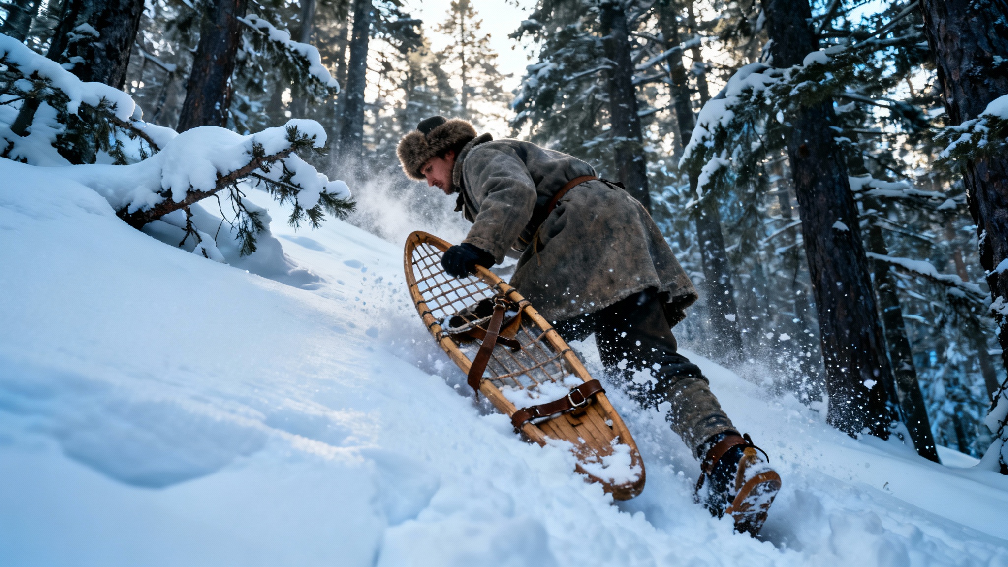 La fin des longues journées de traque dans la neige