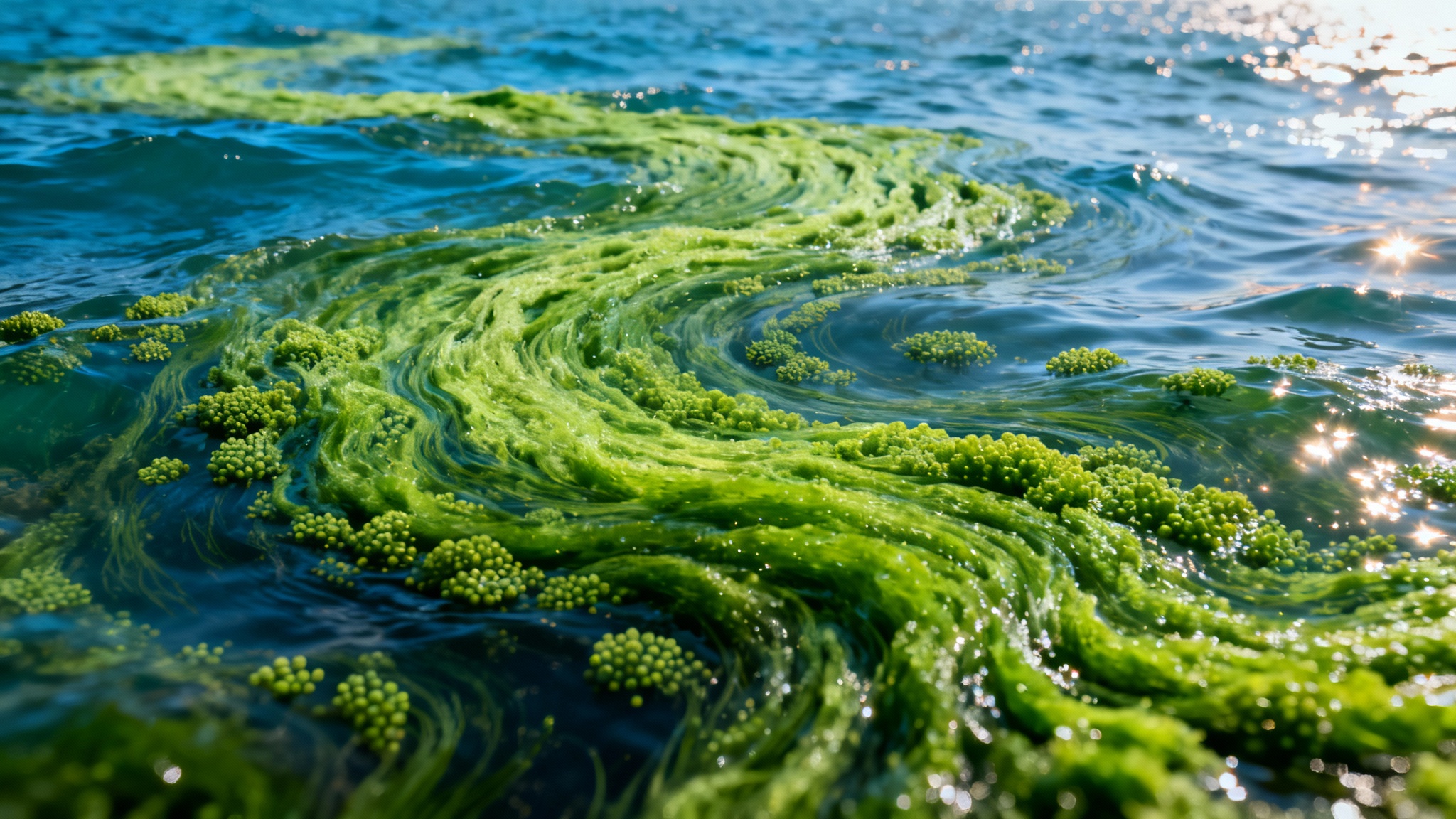 L’imprévu biologique : le rôle amplifié des algues