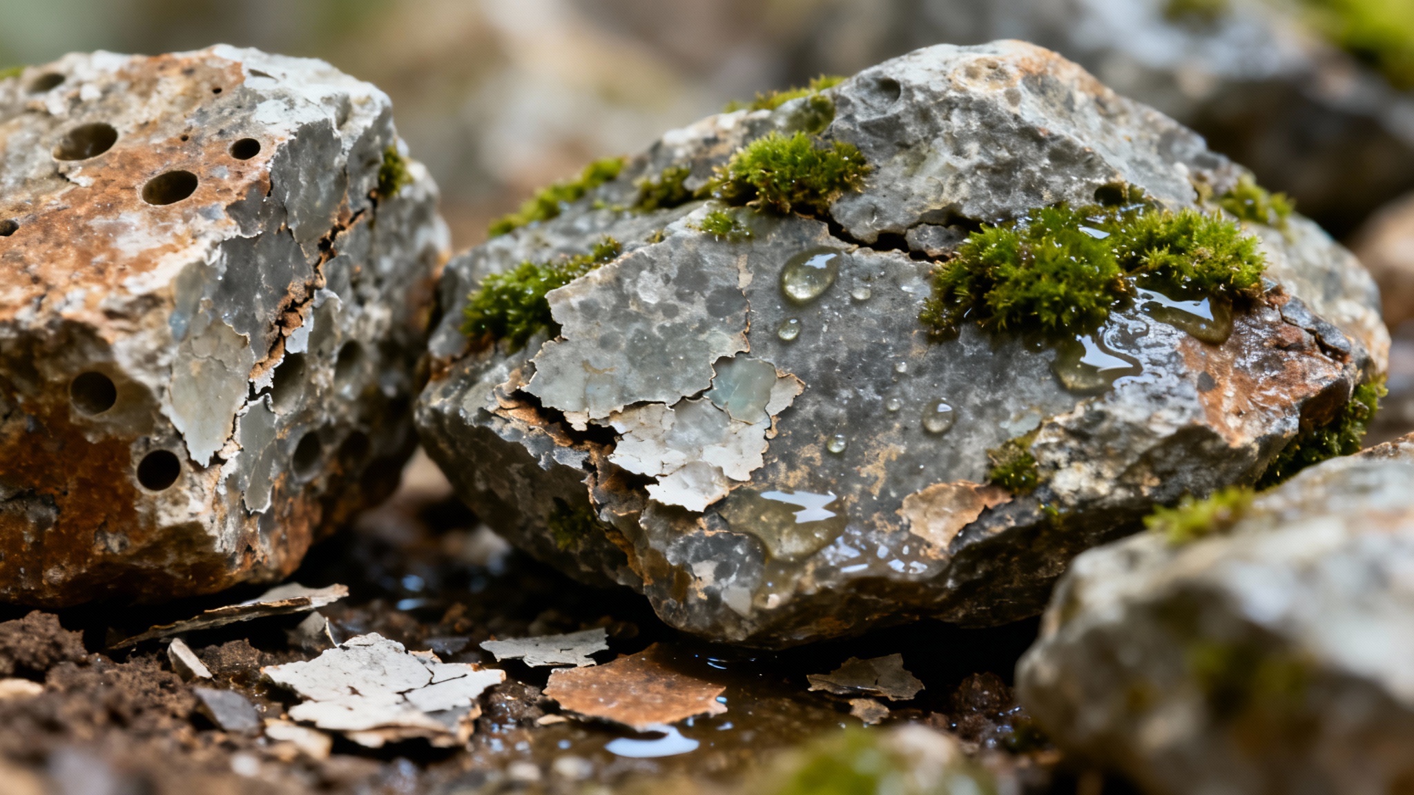 Le thermostat géologique habituel : l’érosion des roches