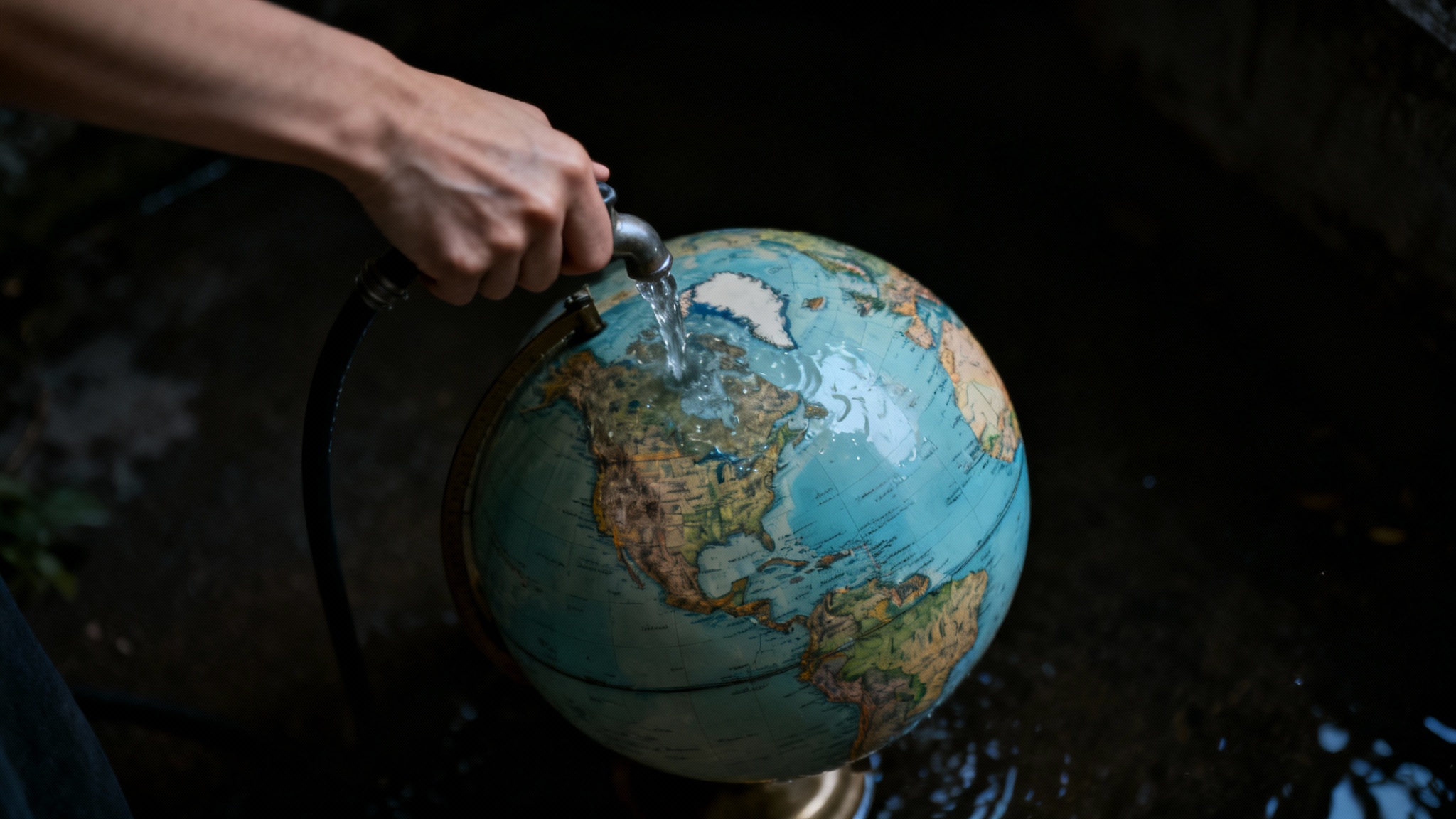 Quand pomper l&rsquo;eau fait basculer la Terre : Un basculement de 80 centimètres en moins de deux décennies