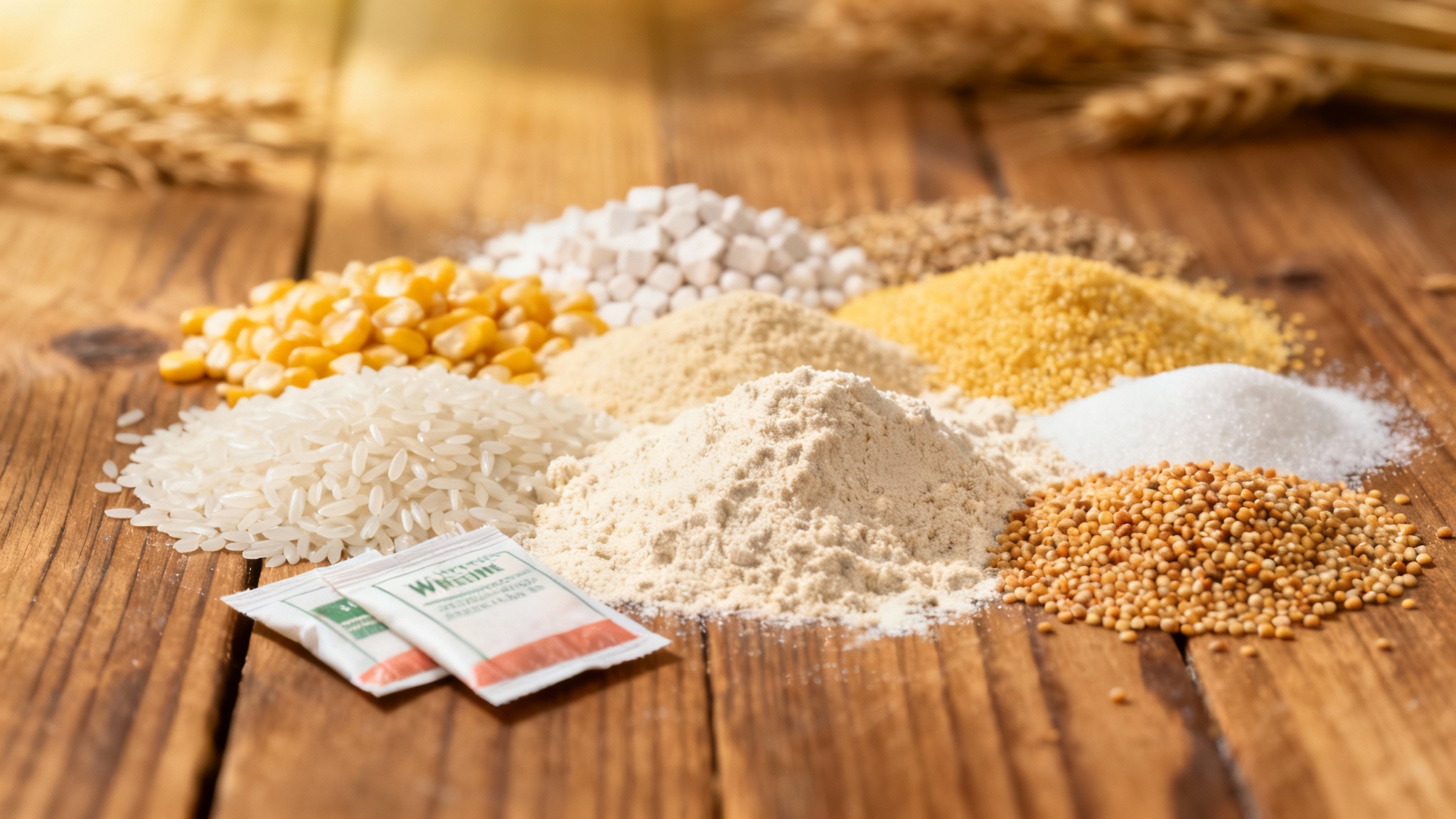 Amidon de maïs et gomme de xanthane : la longue liste des substituts