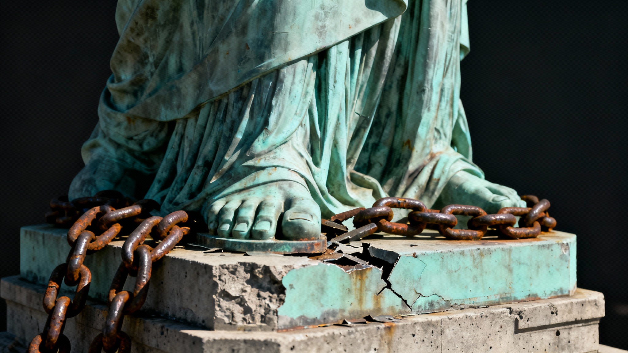 La Liberté éclairant le monde : Ce détail essentiel aux pieds de la statue que nous oublions toujours