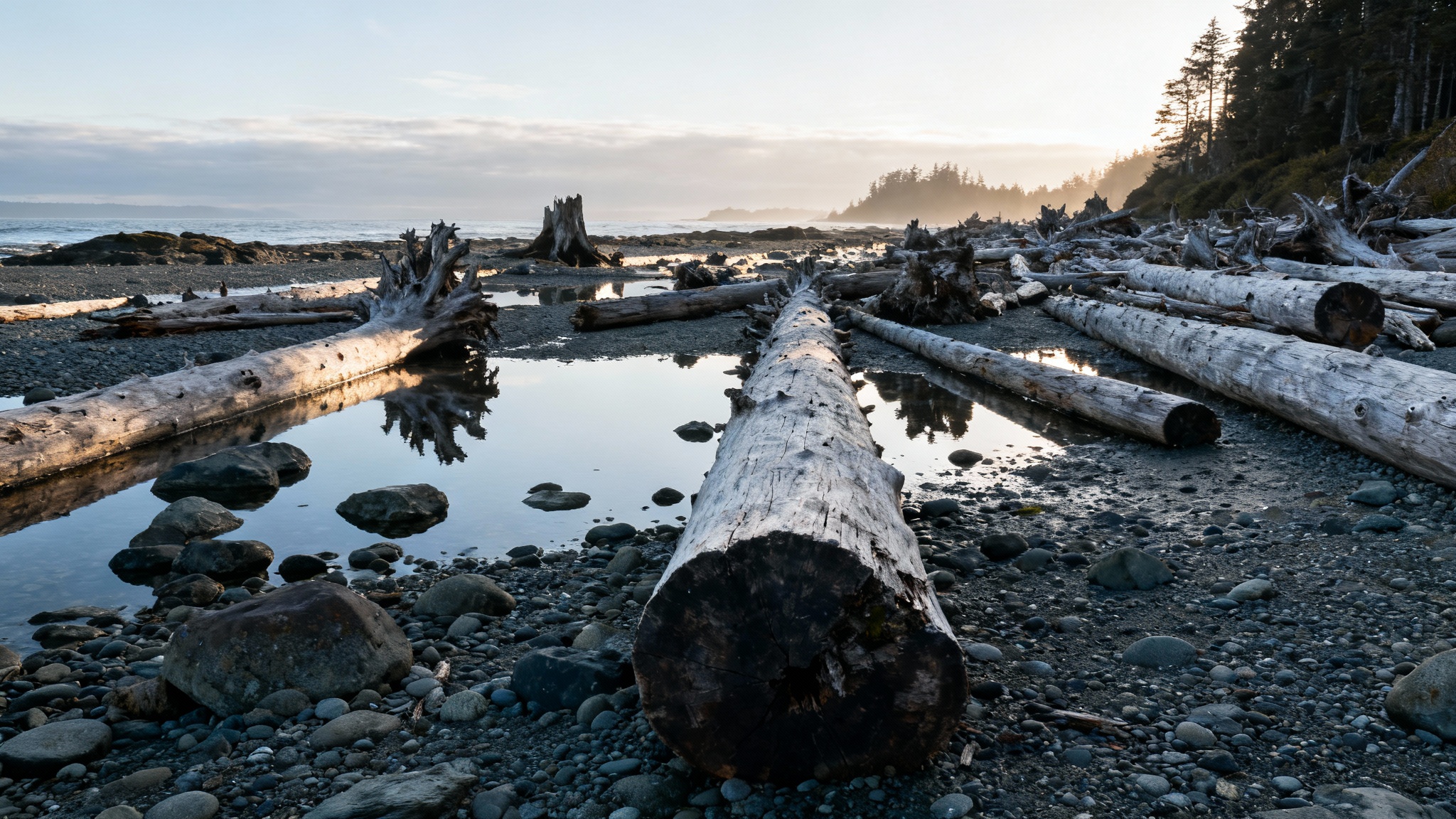 Ces troncs d&#039;arbres que l&#039;on voit sur la plage : pourquoi ils sont en train de détruire nos écosystèmes côtiers