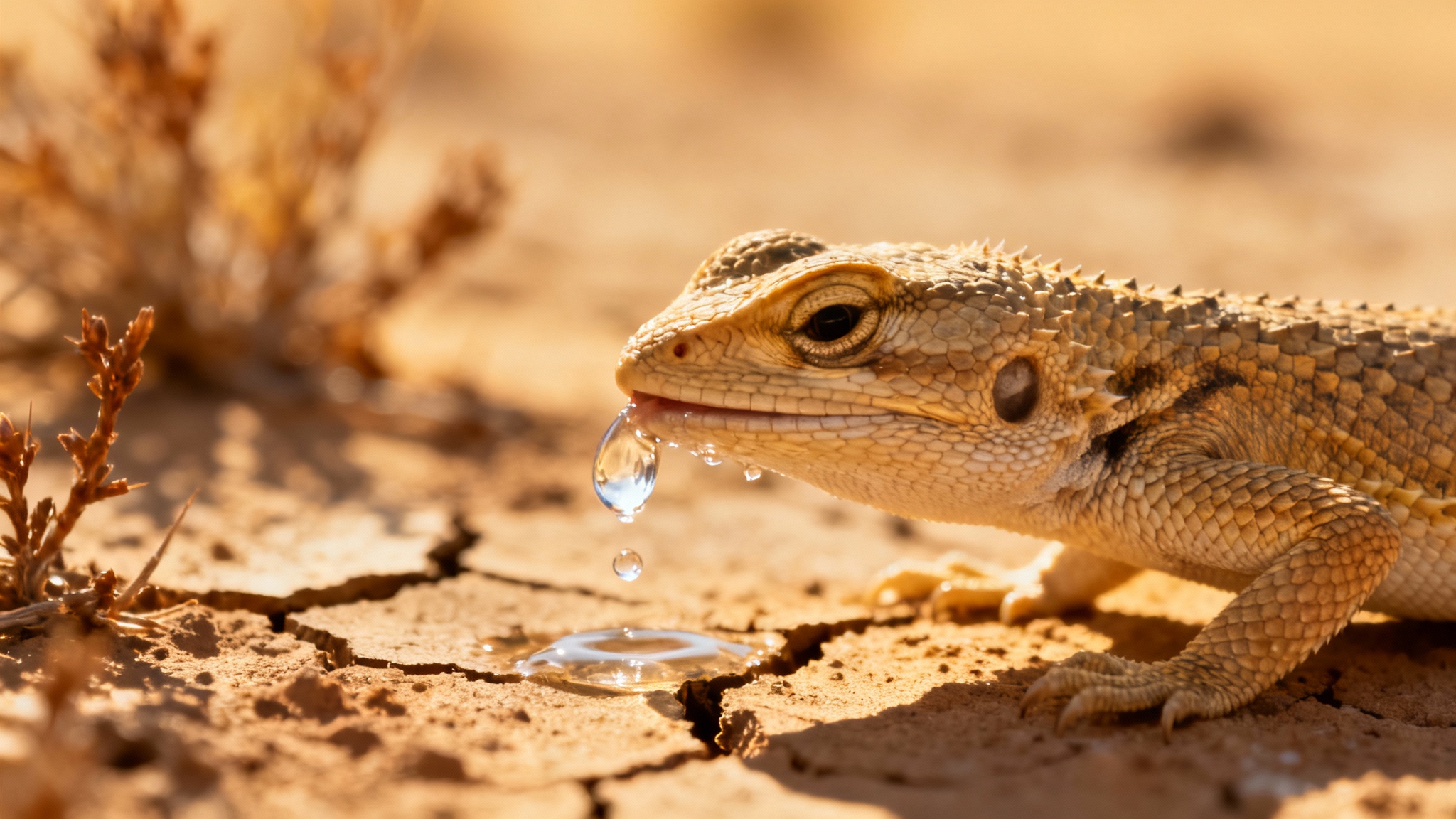 L'astuce évolutive : transformer le liquide en solide pour économiser l'eau