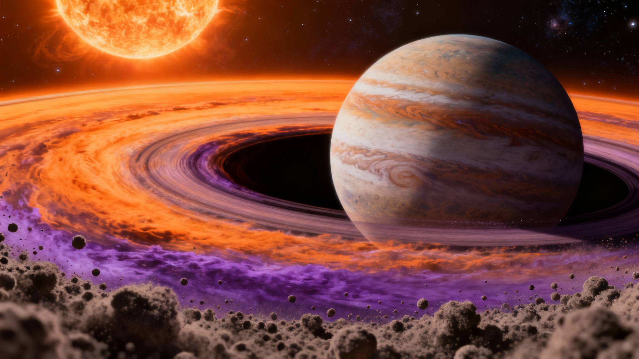 Jupiter, l&#039;architecte cosmique qui a sauvé la Terre et sculpté notre système solaire