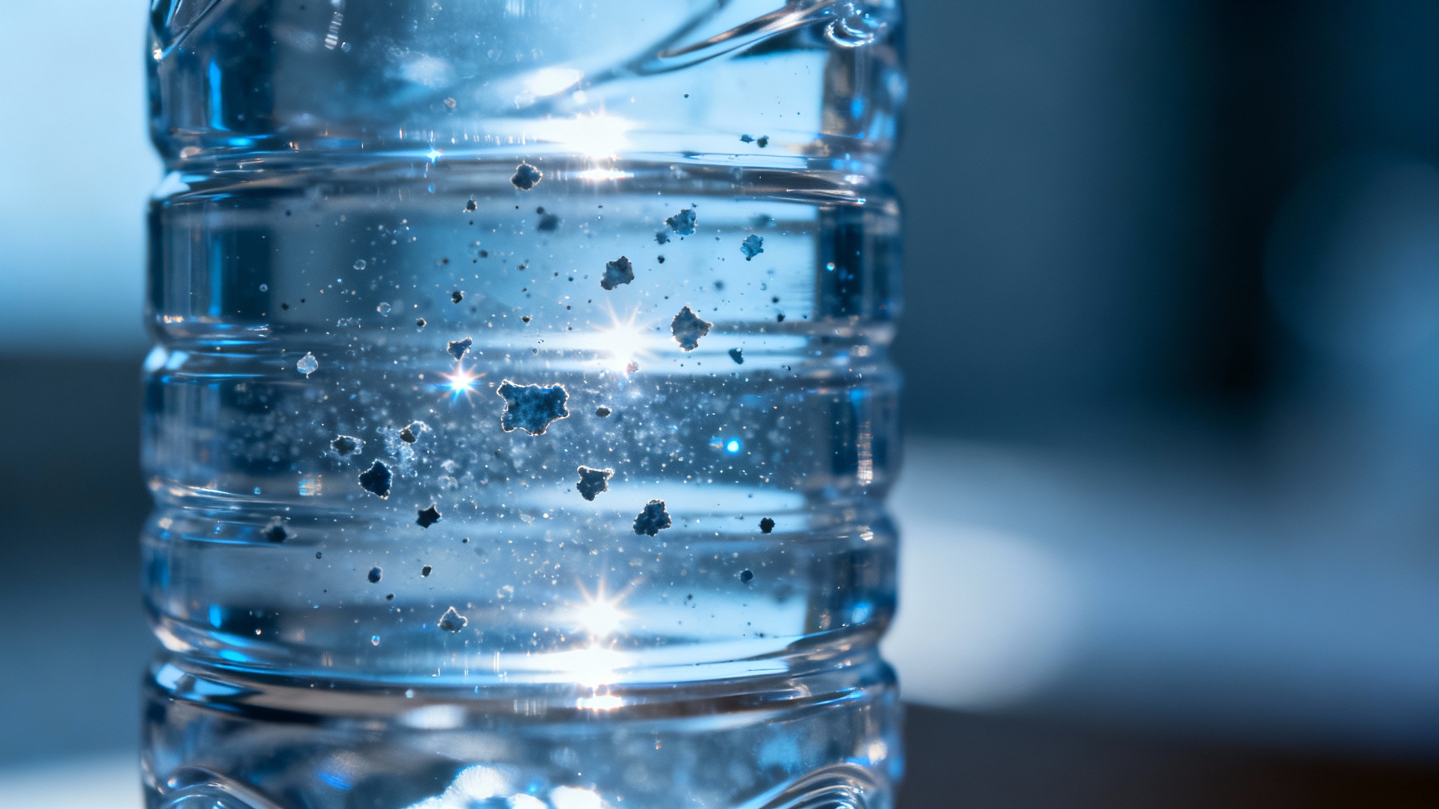 L&#039;eau en bouteille révèle son revers toxique : une ingestion massive de microplastiques