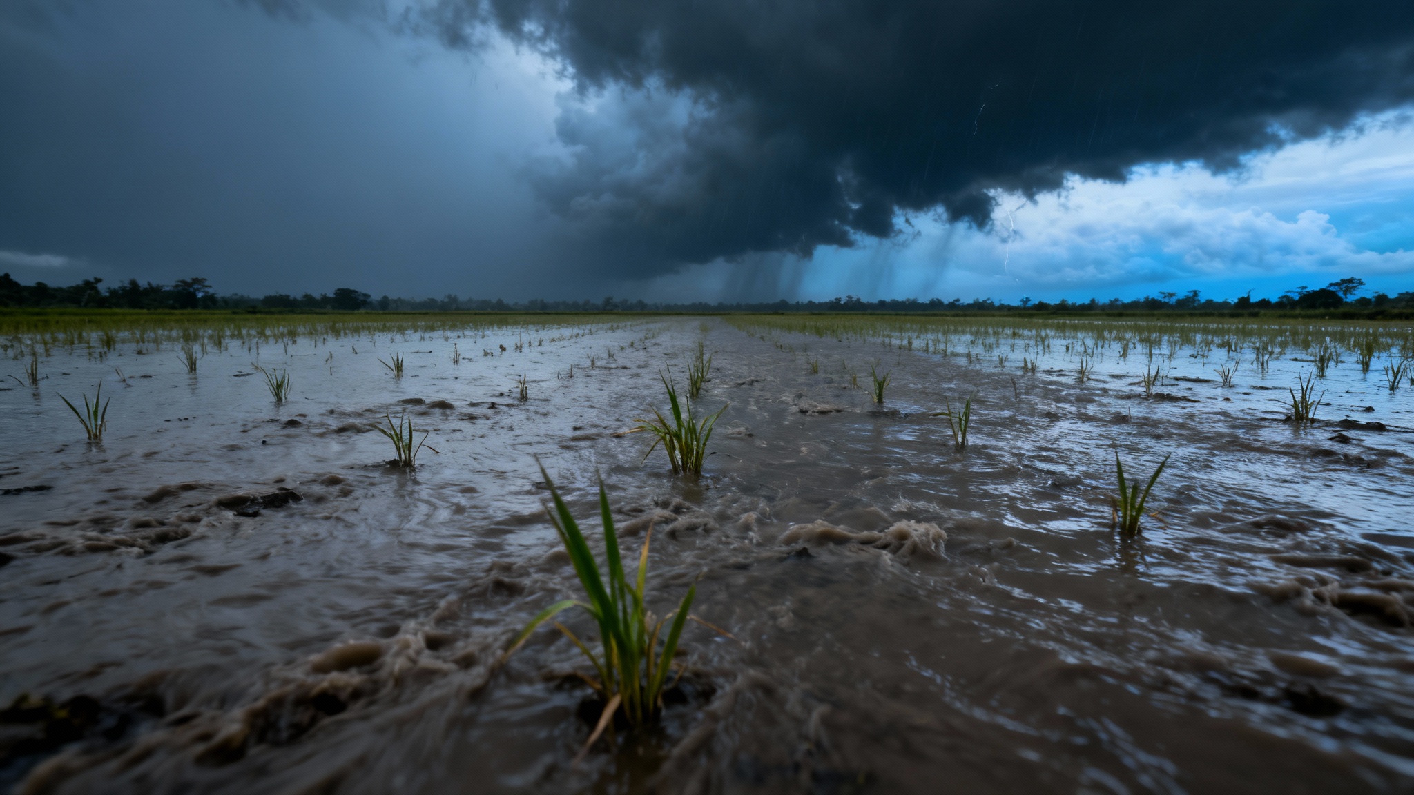 Les récoltes de riz menacées par des inondations de plus en plus violentes