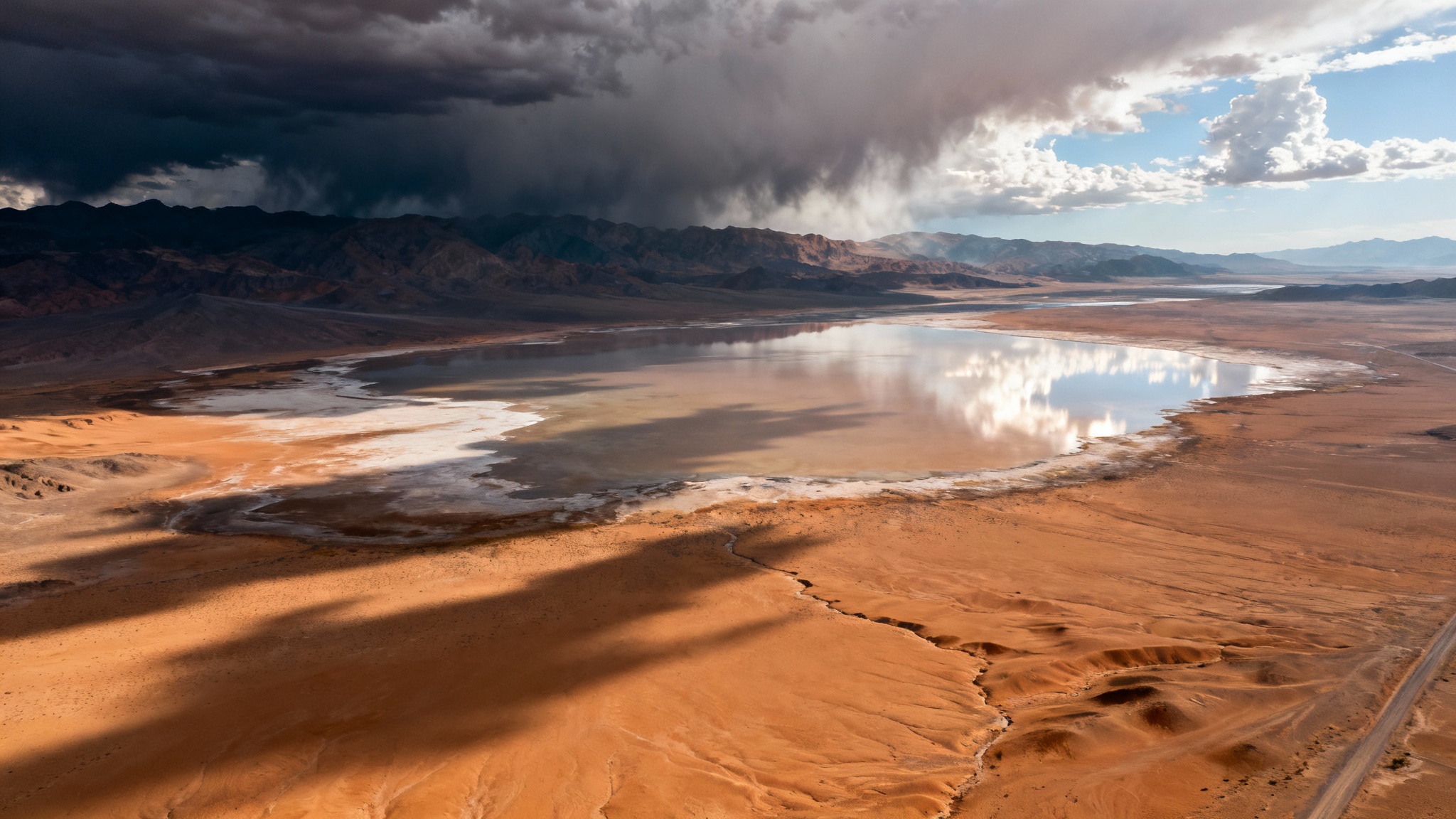 Quand la vallée de la mort, l&#039;endroit le plus sec d&#039;amérique du nord, se noie sous la pluie