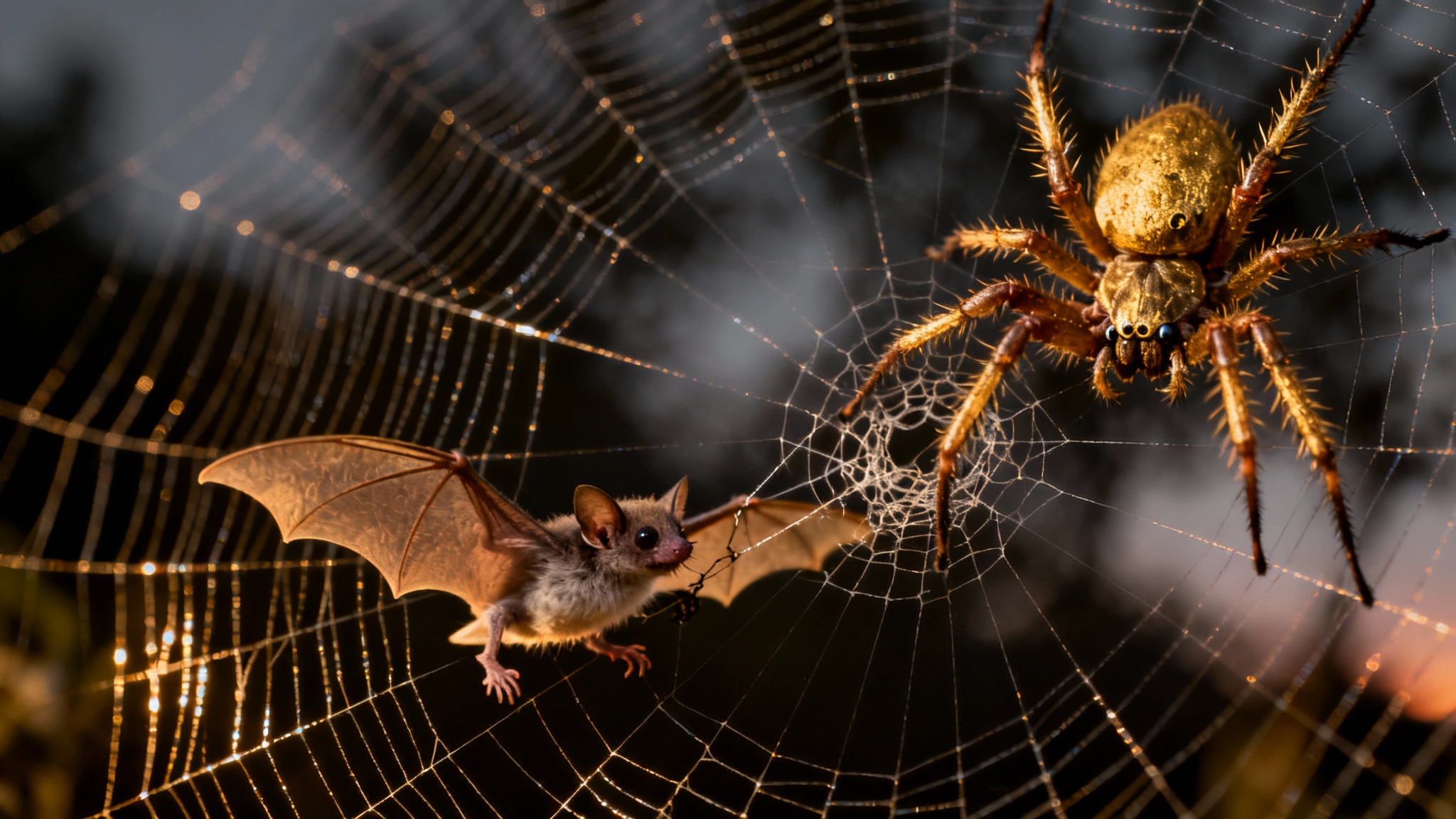 Quand les araignées se vengent : ces histoires étonnantes où elles dévorent des chauves-souris