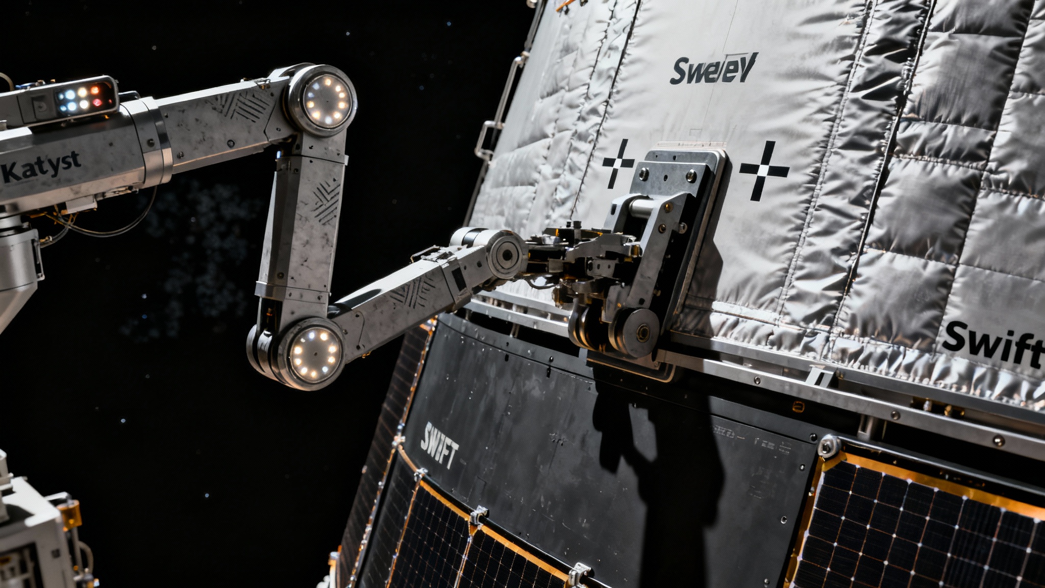 L'amarrage, une première risquée pour le robot