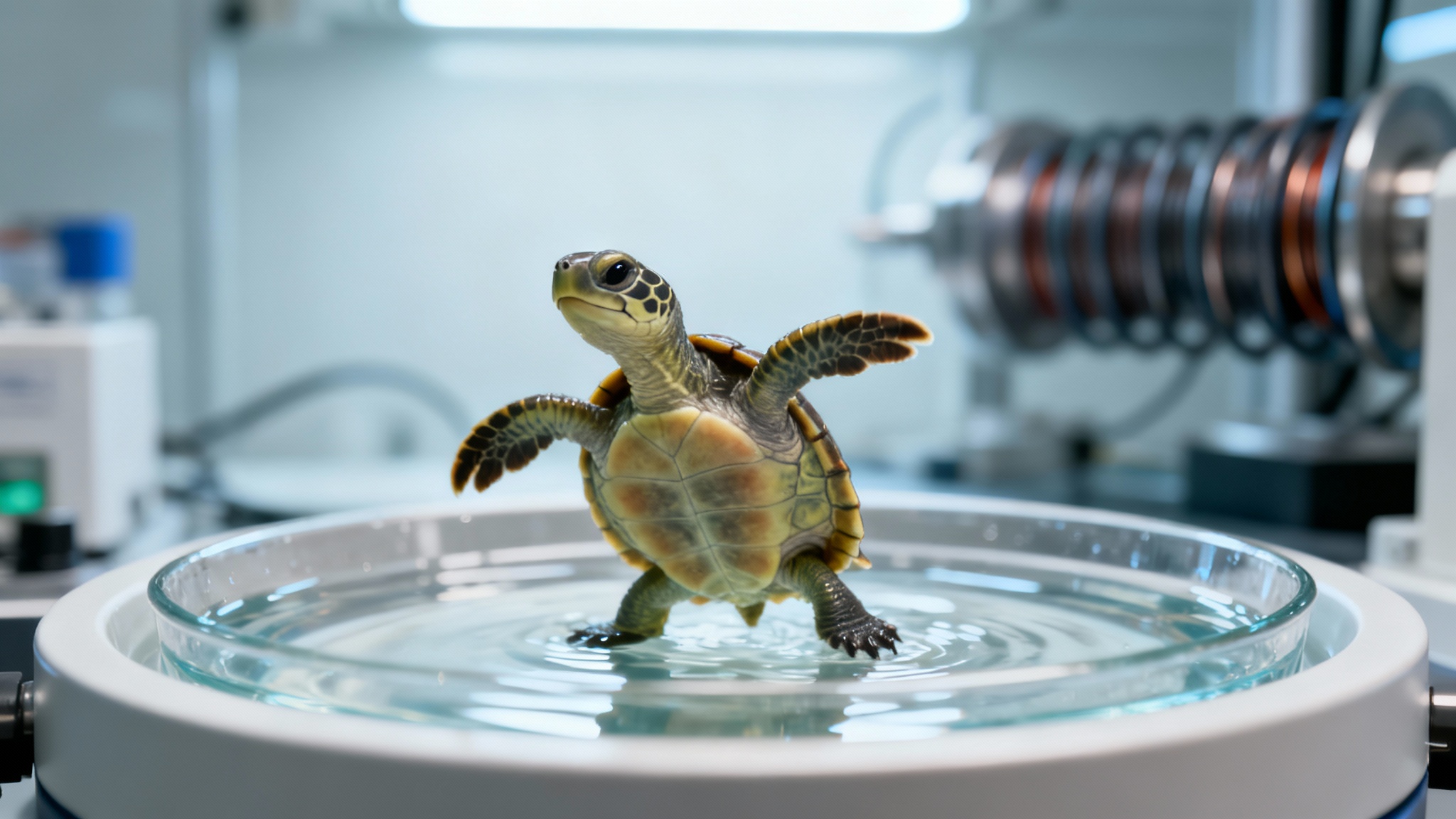 Le secret des bébés tortues : ils &#039;sentent&#039; le champ magnétique de la Terre pour ne pas se perdre