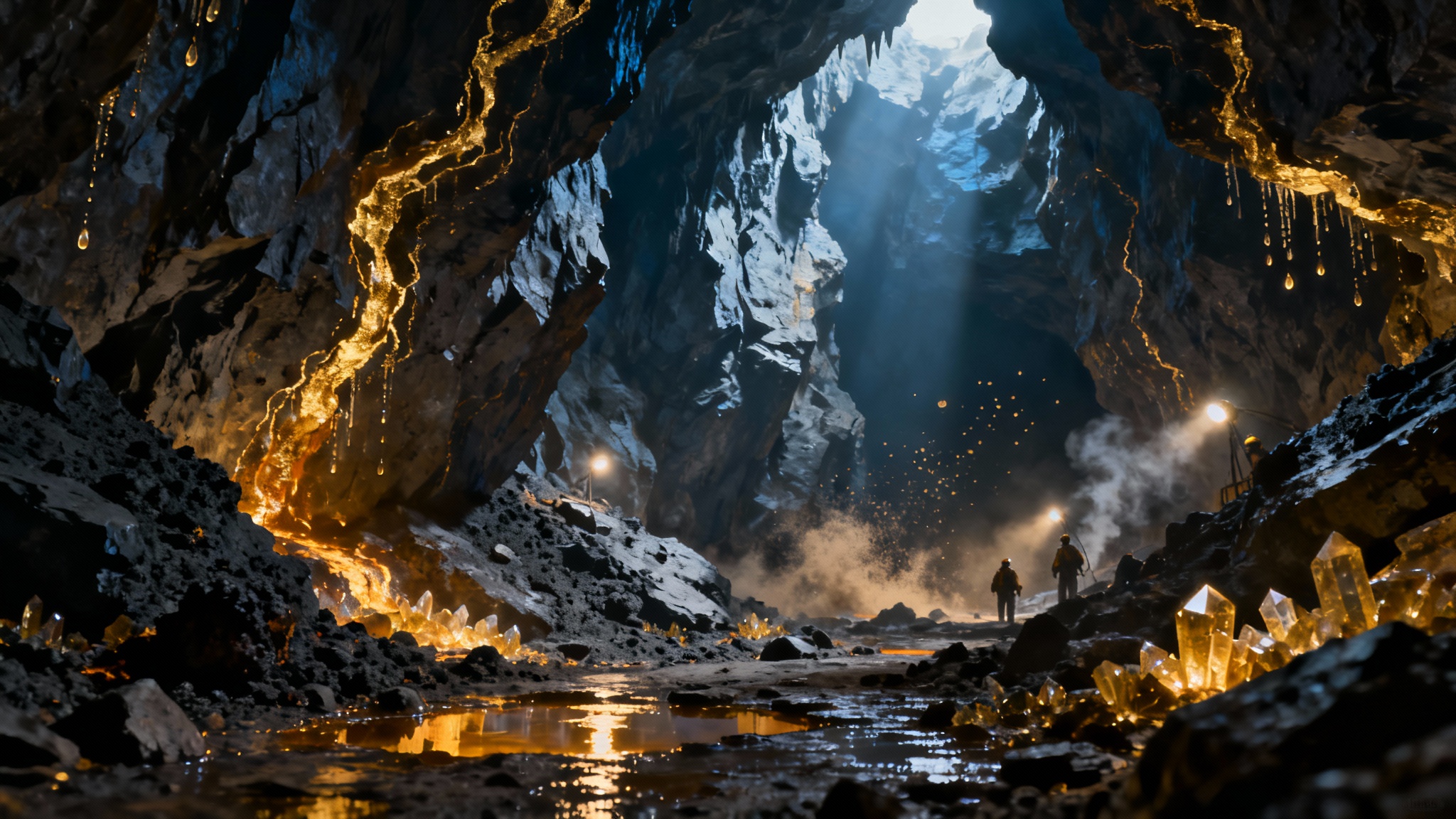 Des travailleurs découvrent une mine d&#039;or d&#039;une valeur de 192 milliards de dollars