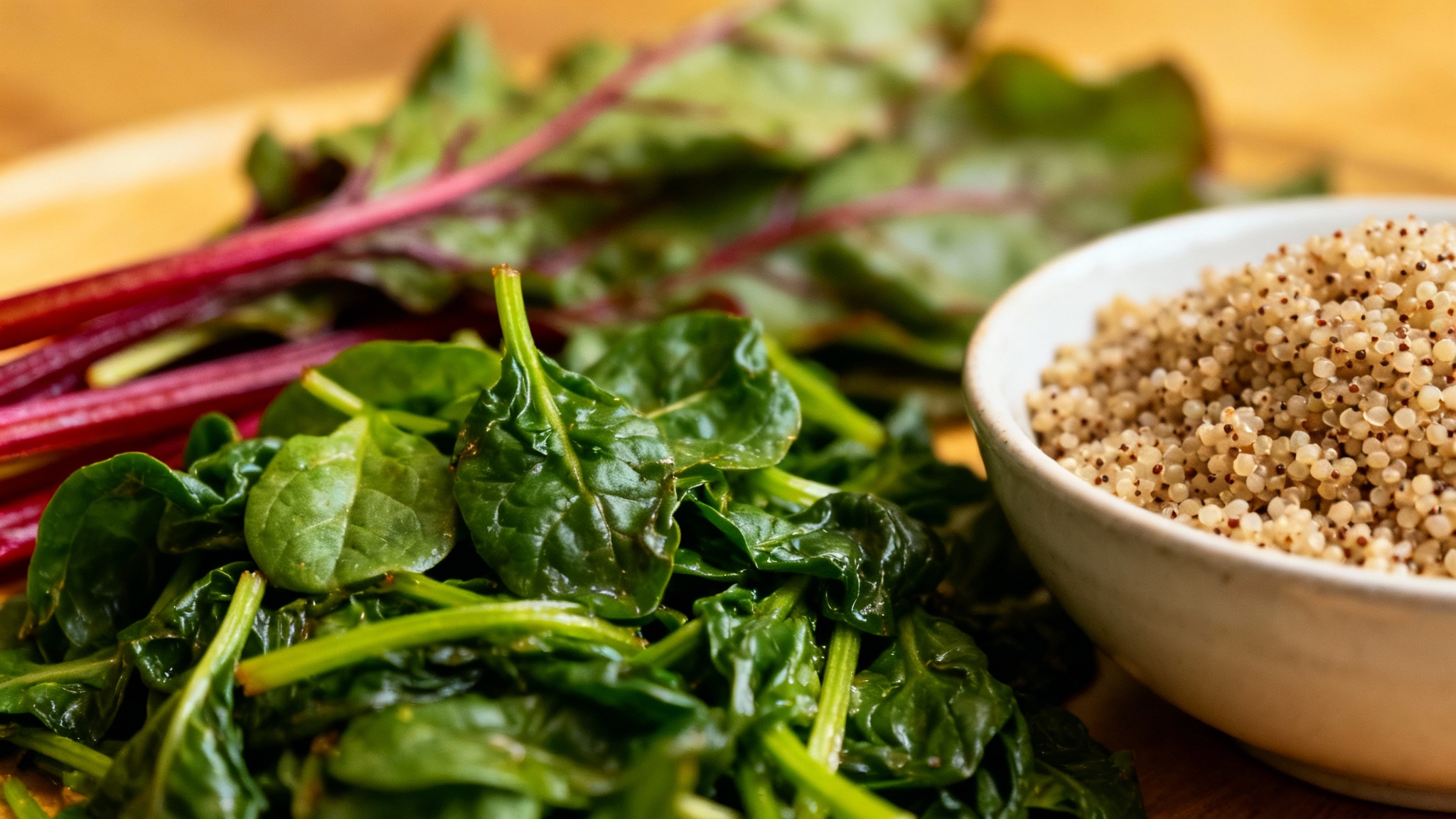 #3 Le pouvoir concentré des légumes verts feuillus et des céréales anciennes