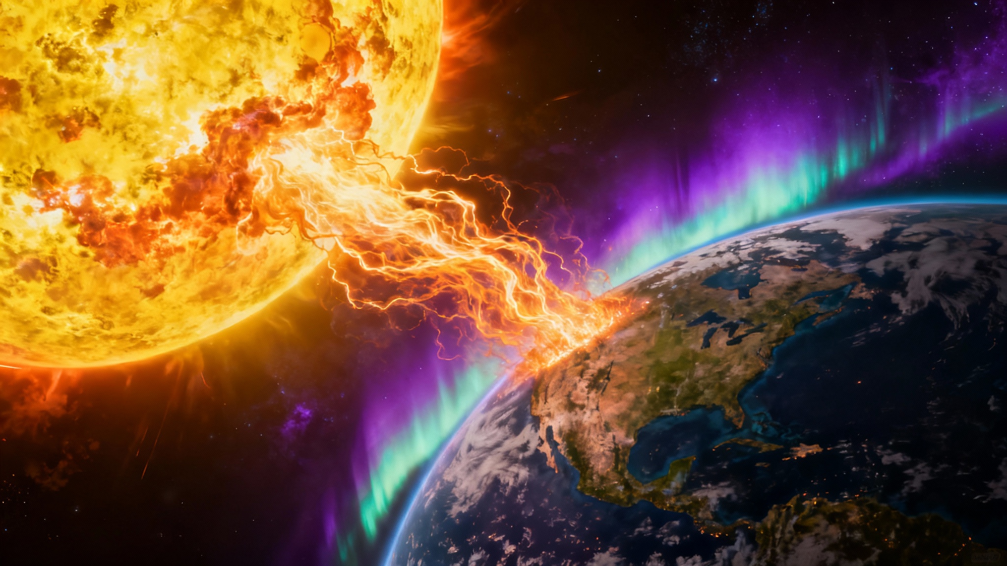 Le Soleil en colère : des scientifiques décryptent l&#039;impact des récentes éruptions sur notre planète