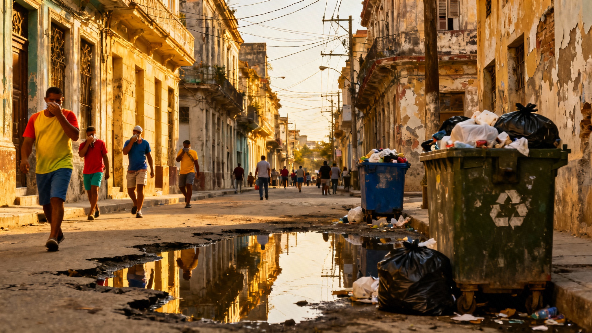 La défaillance sanitaire sur fond de crise économique