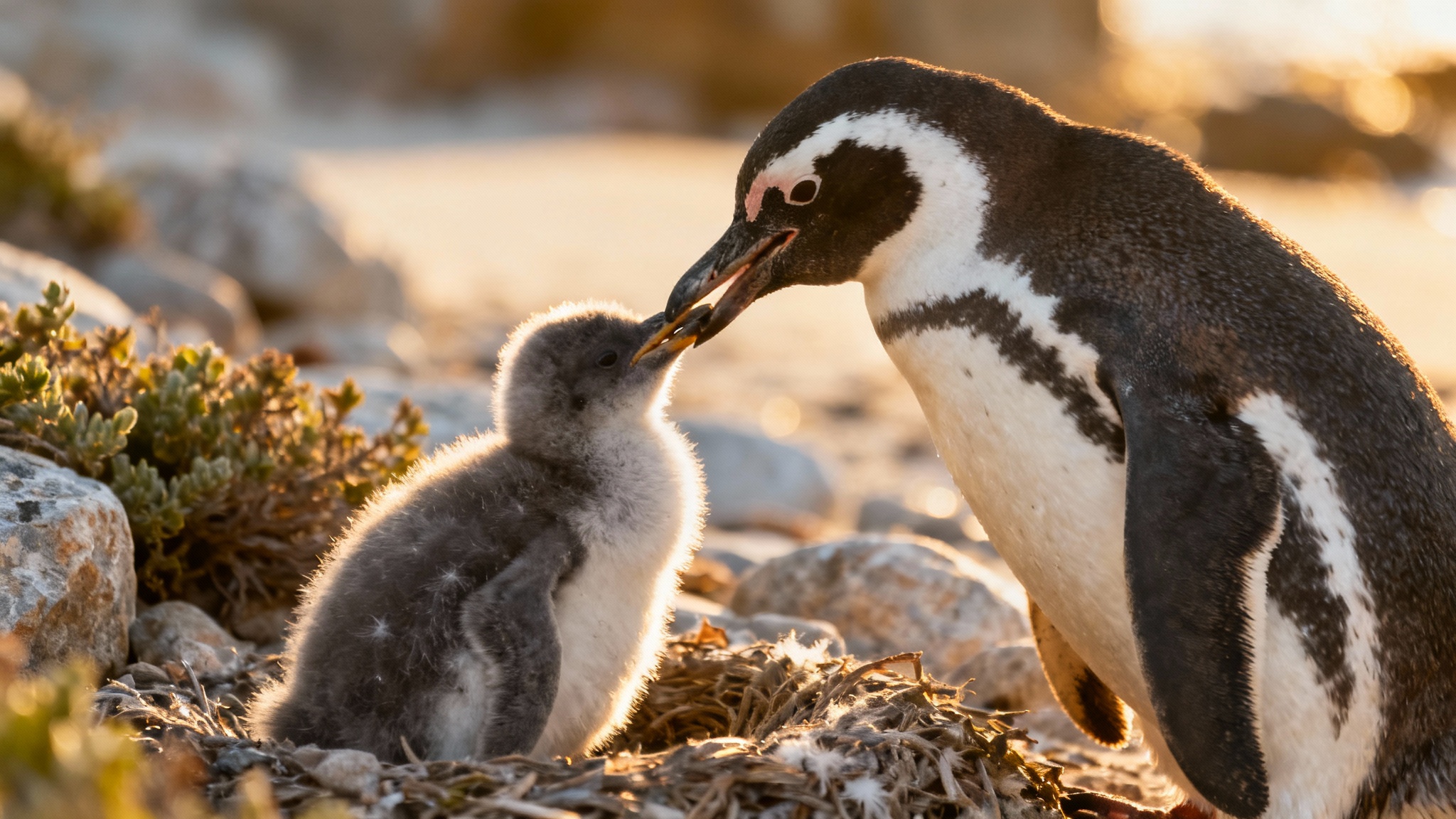 Nos amis les manchots en danger : une lutte acharnée pour le poisson contre les bateaux de pêche