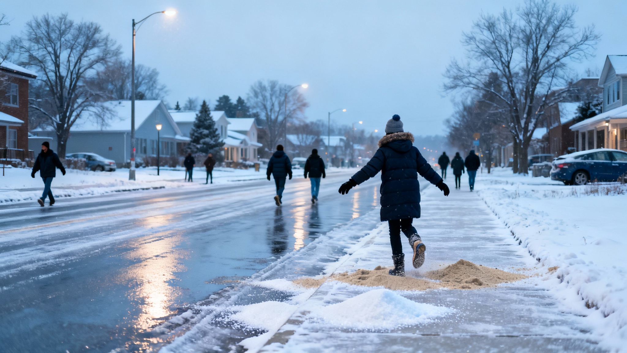 Le québec face à un cocktail météo périlleux: quand la pluie gèle, la prudence s&rsquo;impose