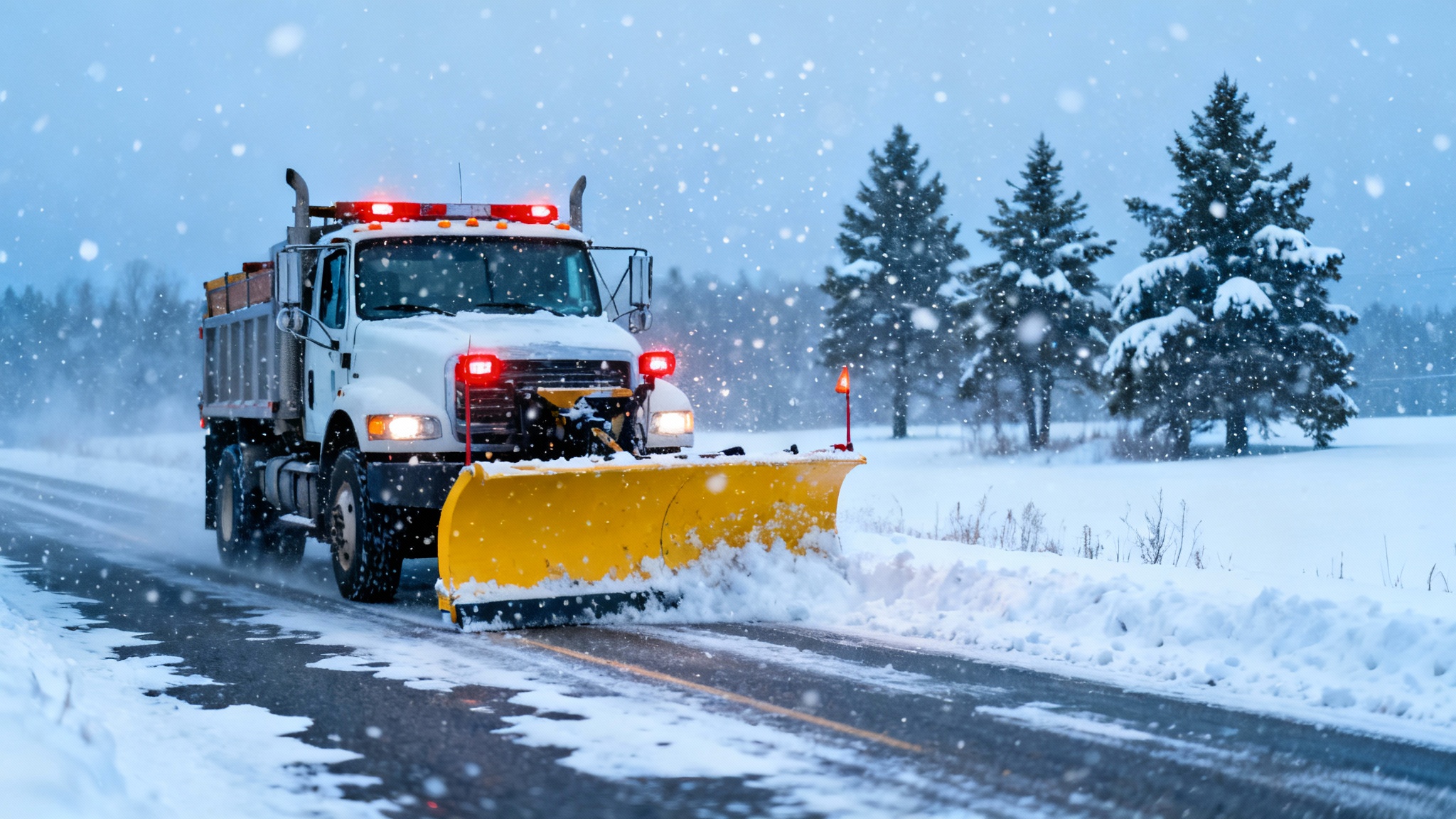 Les régions nordiques sous un tapis blanc