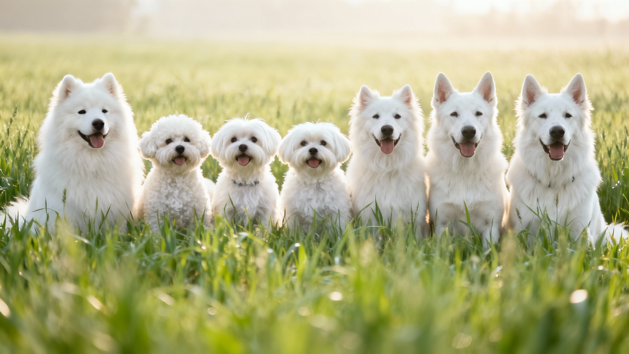 Les 7 plus belles races de chiens blancs : des merveilles immaculées à découvrir