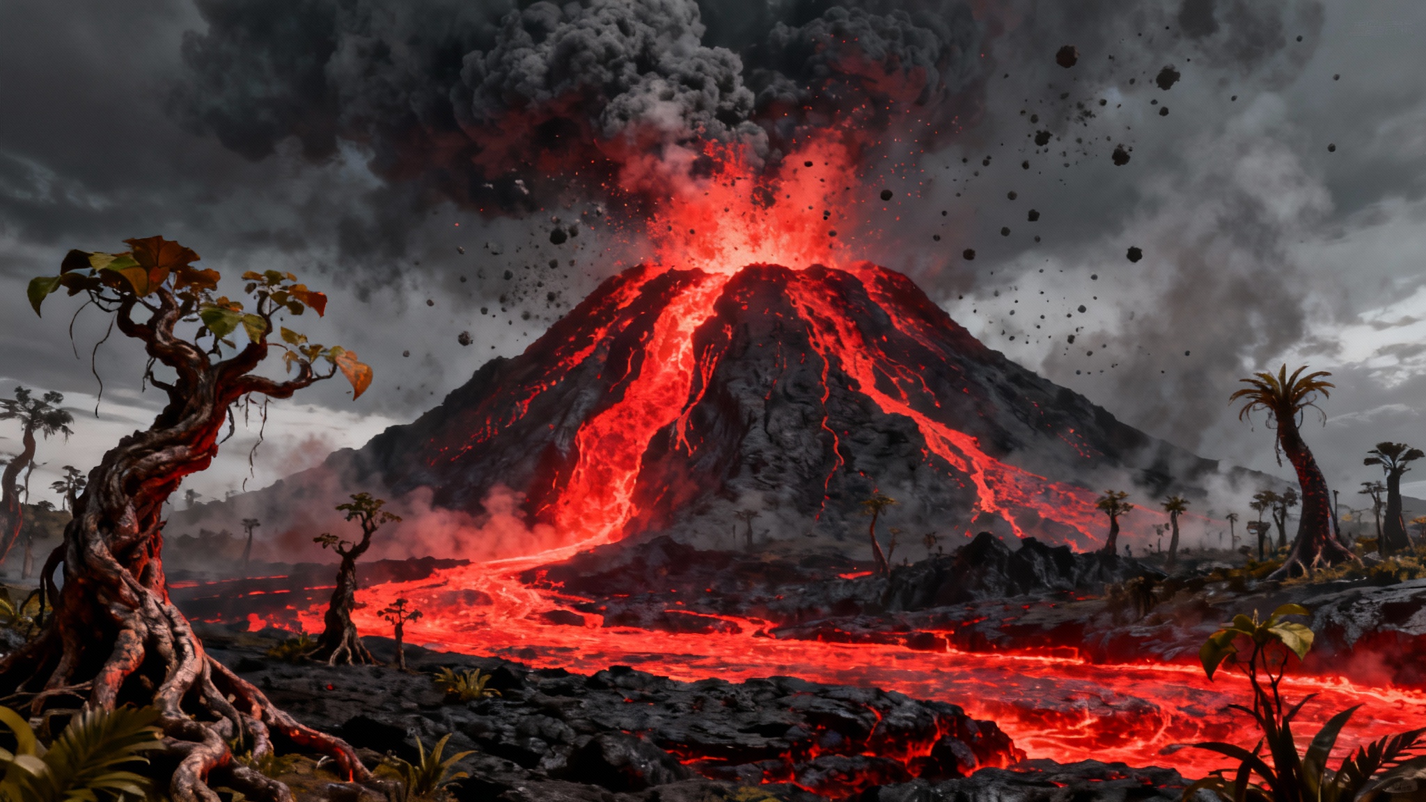La Terre en feu : l&#039;histoire cachée des incendies après la plus grande extinction de masse