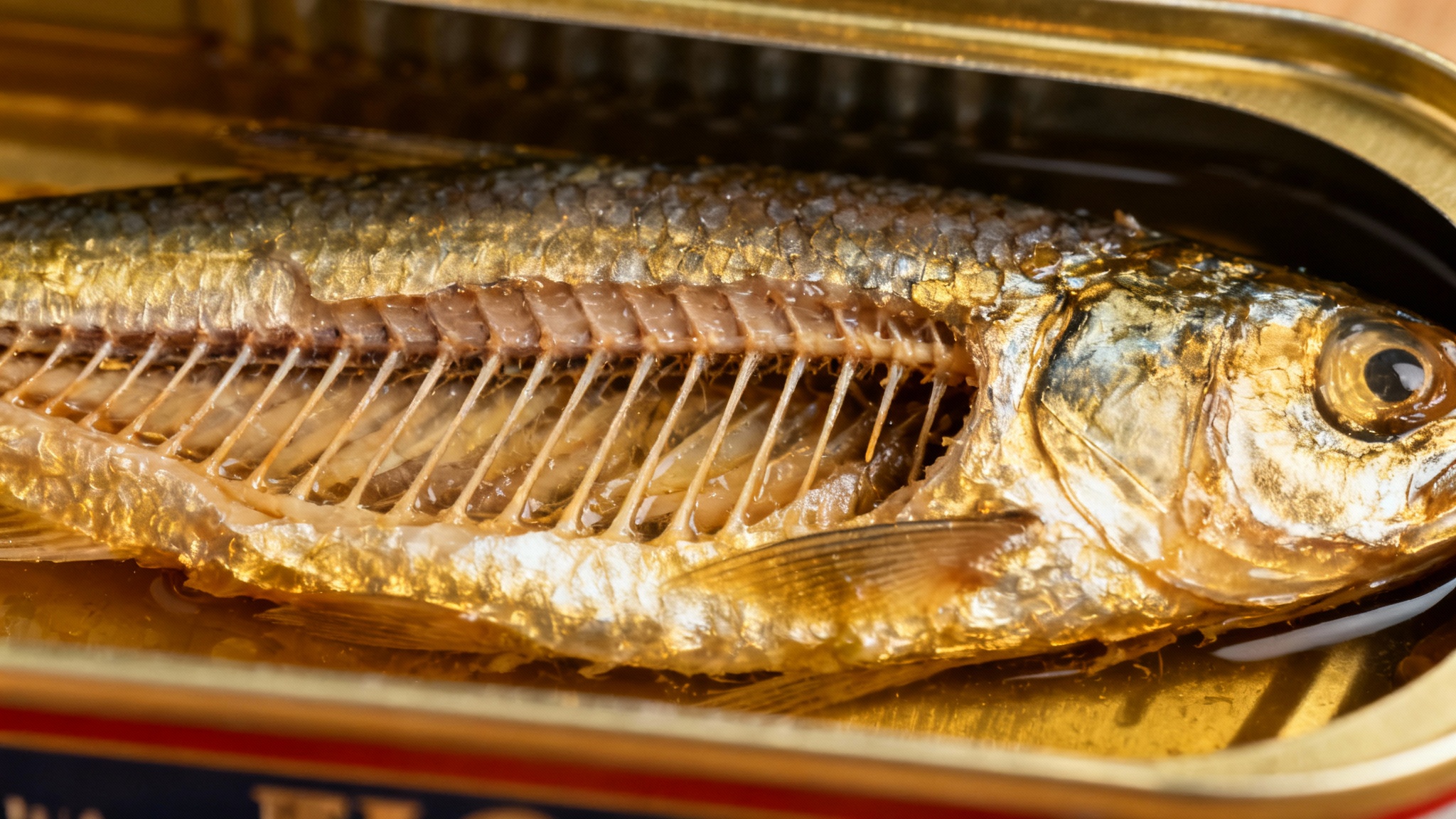 La surprise: les petits poissons gras et leurs arêtes magiques