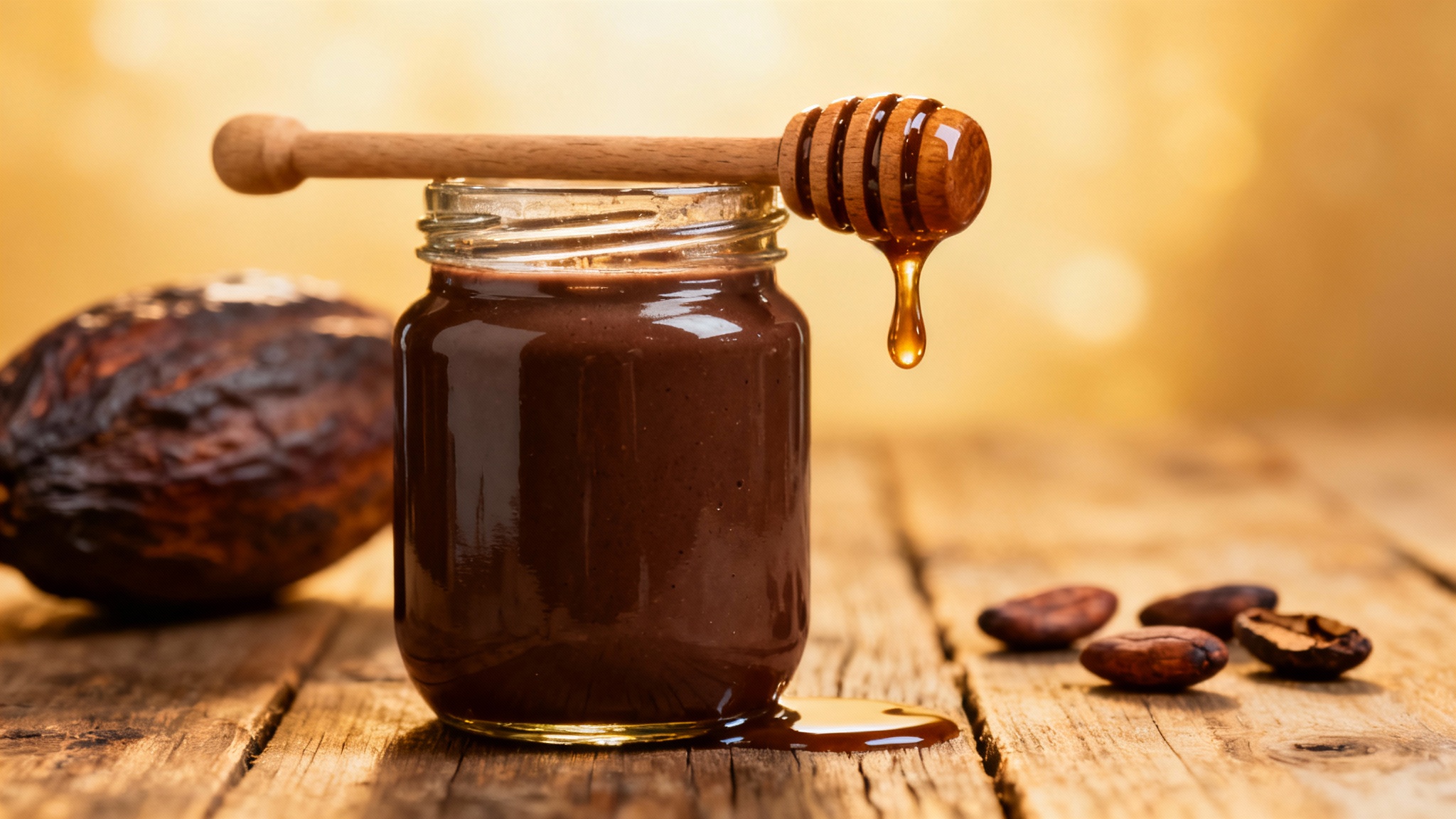 Une douceur surprenante : du miel au chocolat, et sans sucre ajouté !