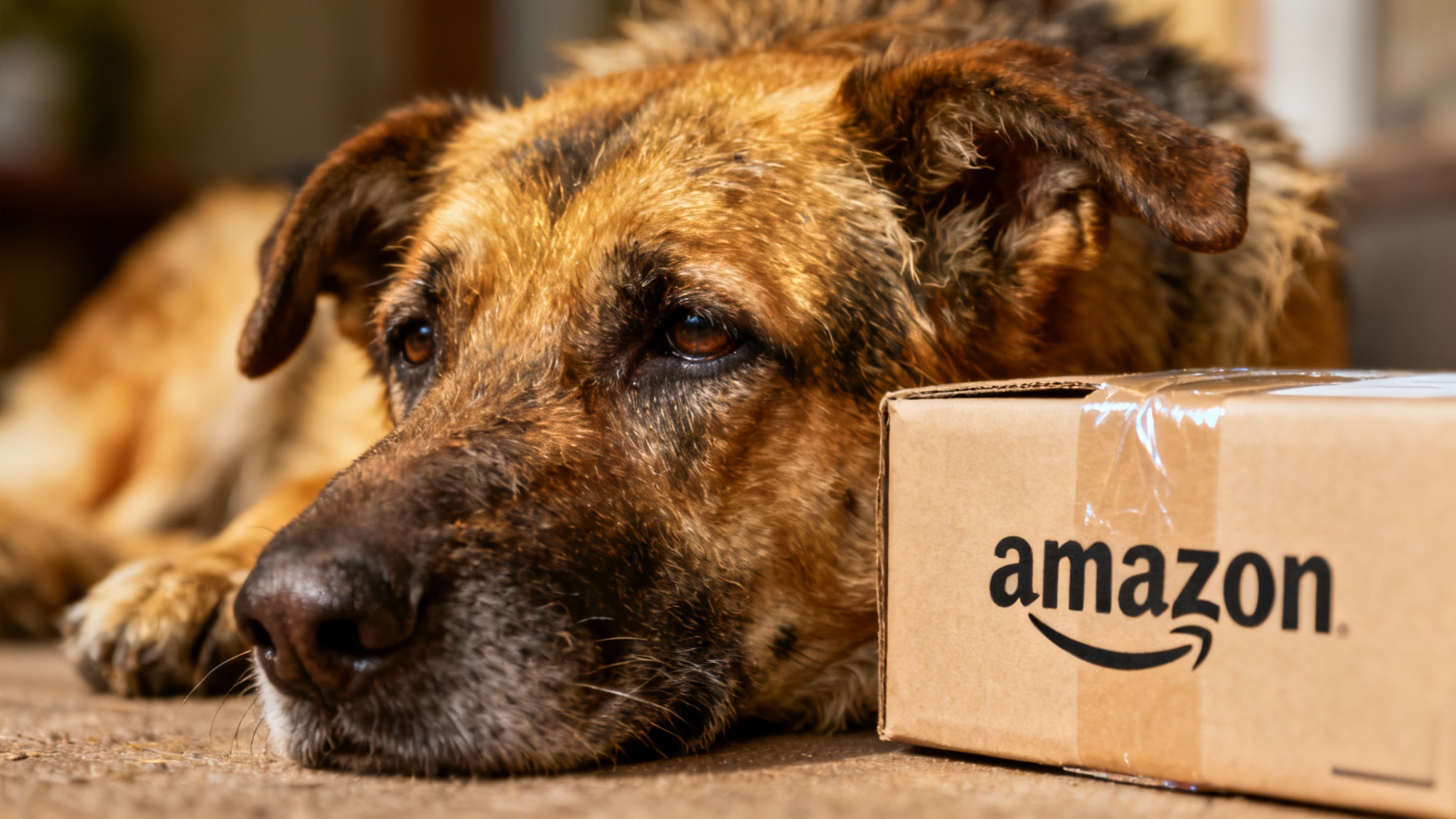 Un berger allemand écrasé par un livreur: l&#039;offre d&#039;amazon, un panier à 30 euros, indigne les propriétaires