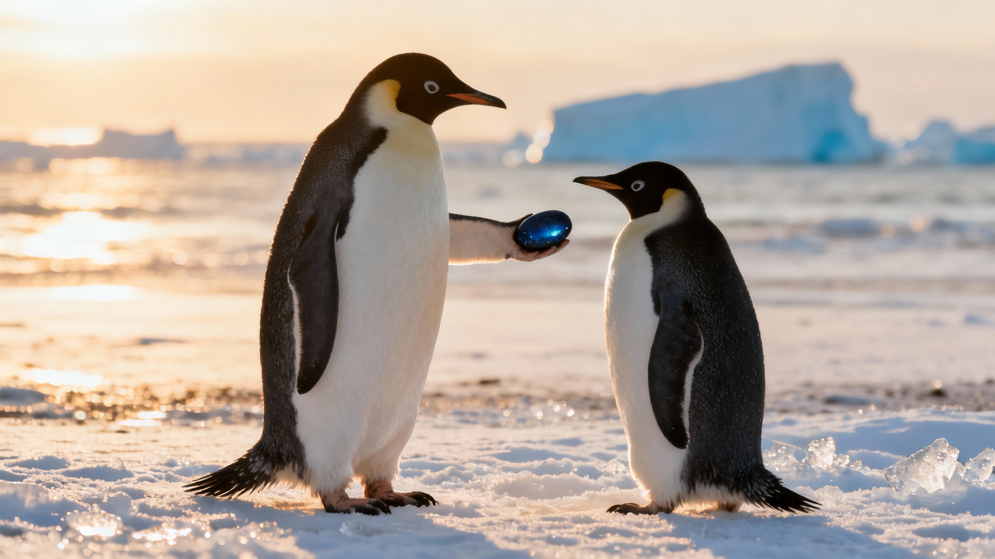 Le caillou parfait : la clé d&#039;une relation réussie chez les manchots ?