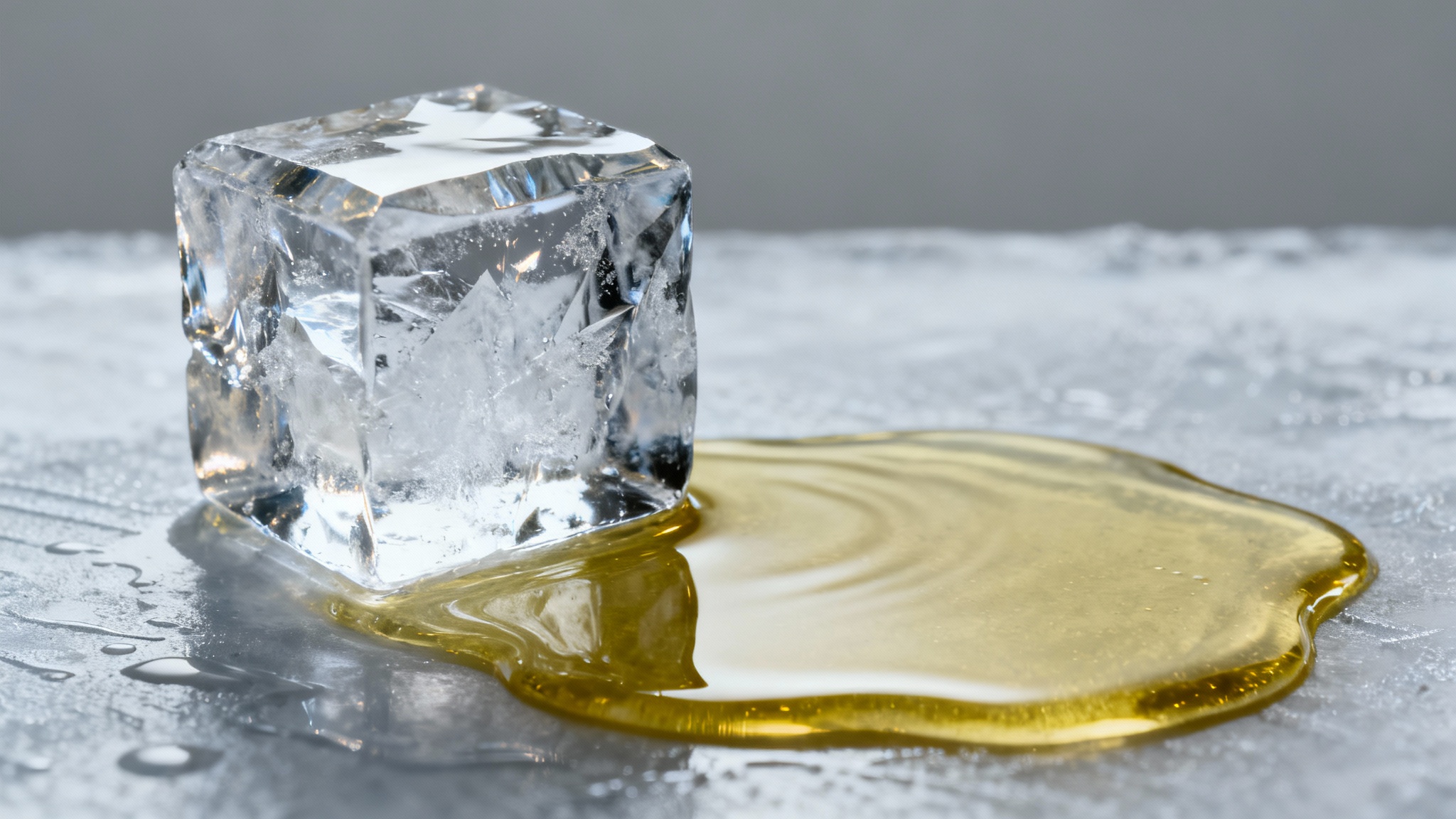 Pourquoi l&#039;huile ne gèle pas comme l&#039;eau ? Le mystère expliqué simplement