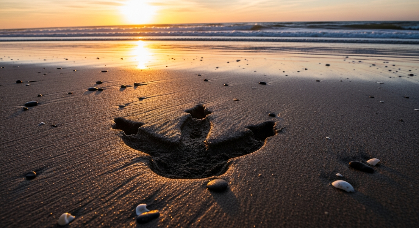 La découverte des empreintes géantes