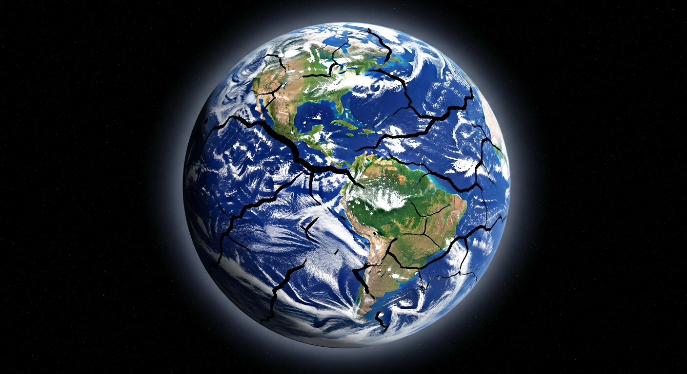 La Terre sous nos pieds est en train de s&#039;effriter, et des scientifiques l&#039;ont vu