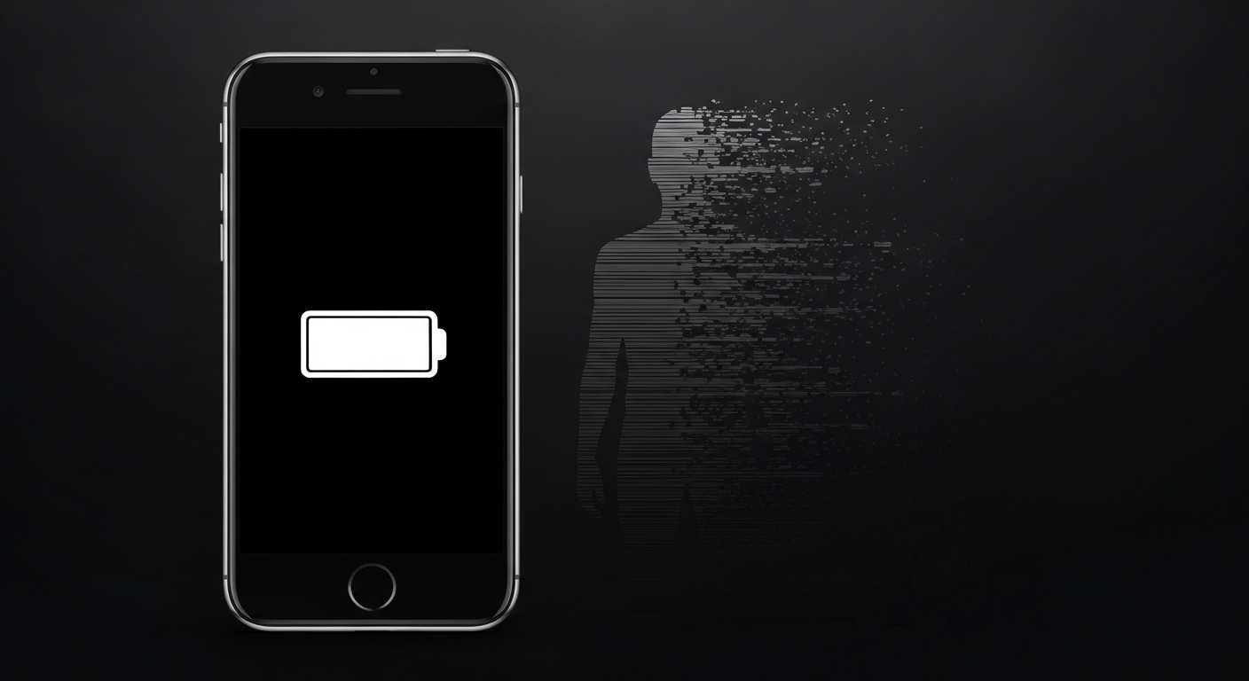 L'analogie de l'iPhone : quand la batterie est vide, la machine s'arrête