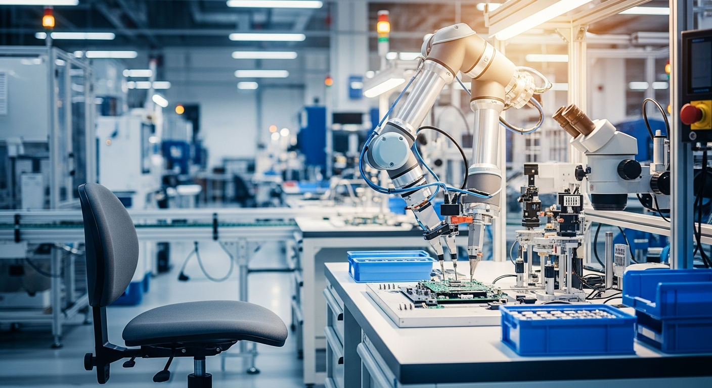 Le travail manuel n'est pas épargné