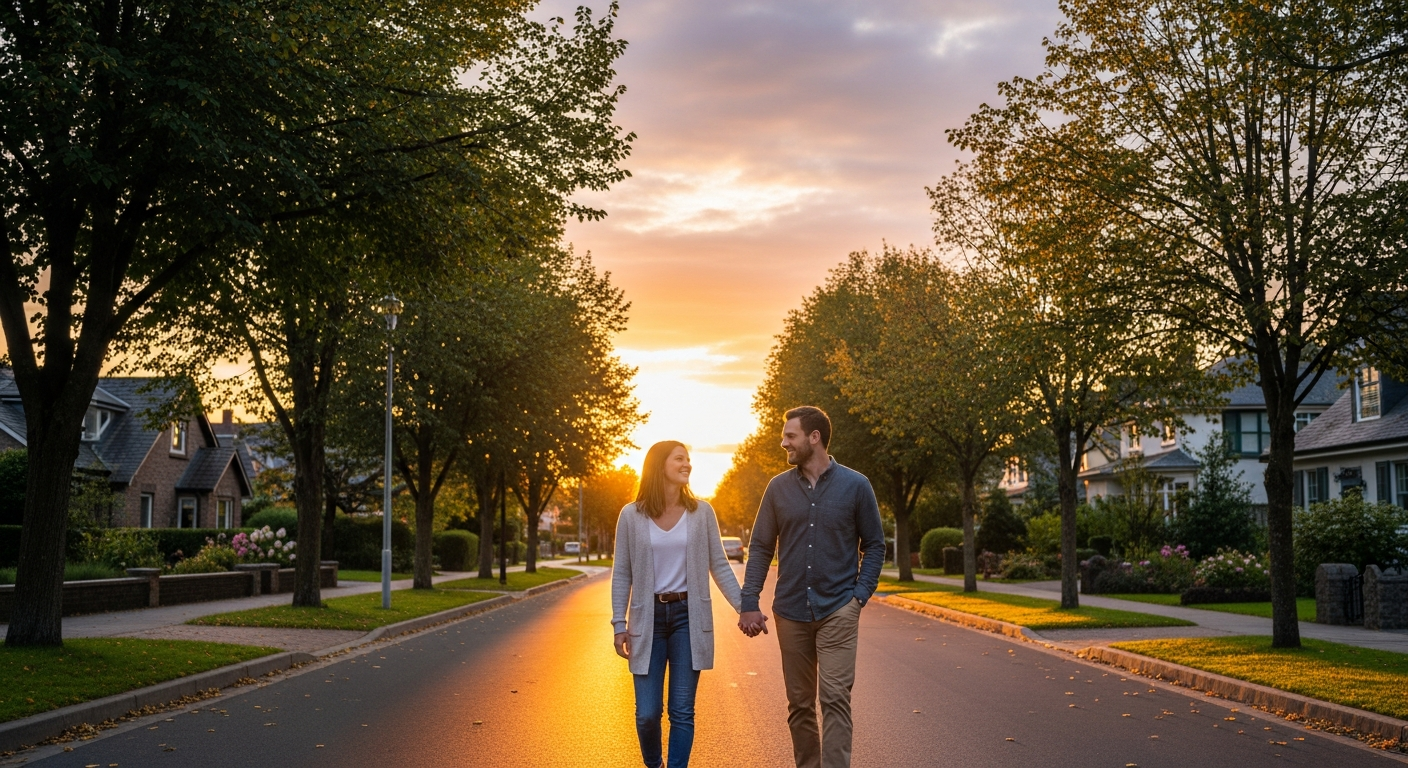 Après le repas : oui à la petite marche digestive