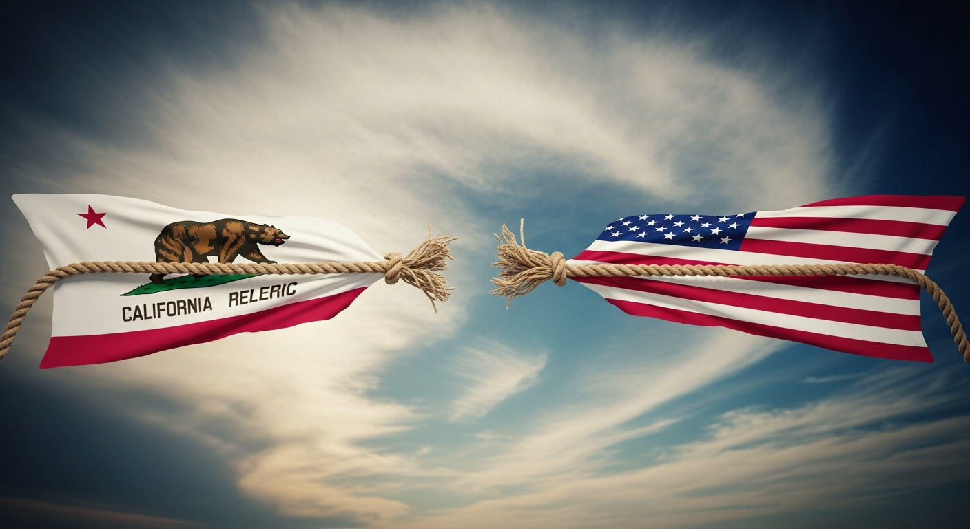 Un fossé grandissant entre la Californie et Washington