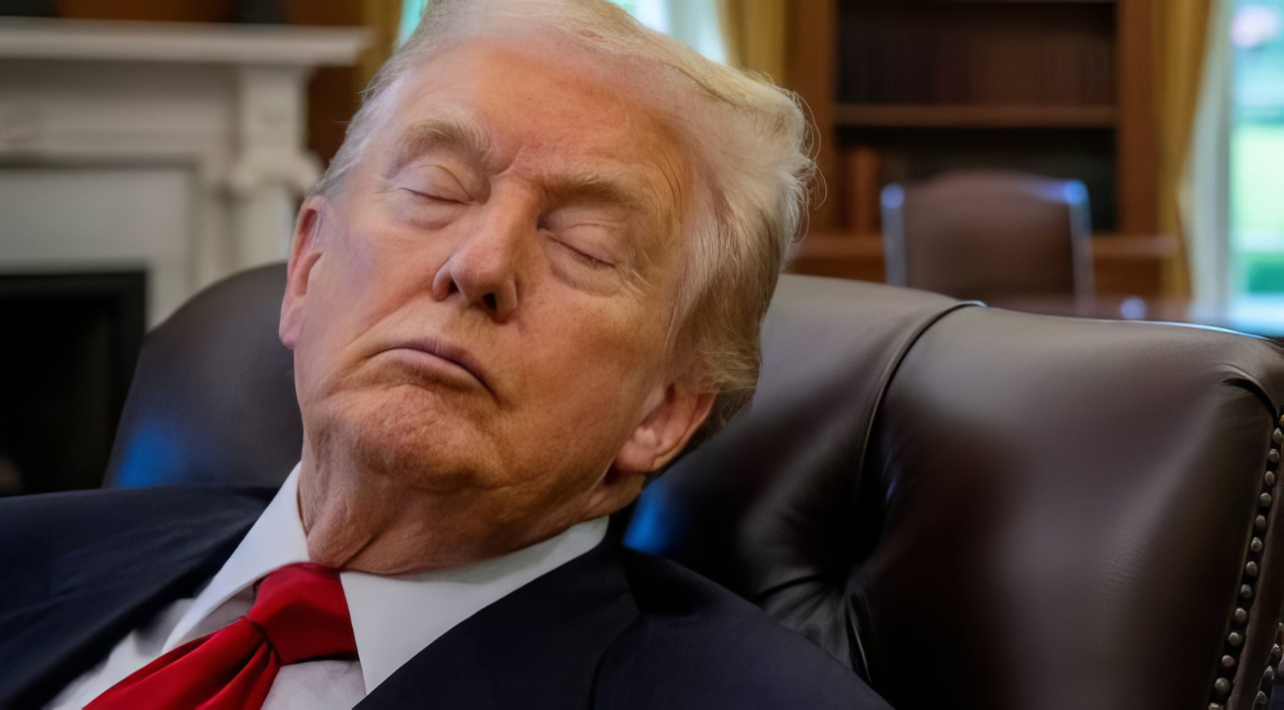 Trump surnommé « commandant endormi » : s’est encore endormi en pleine réunion