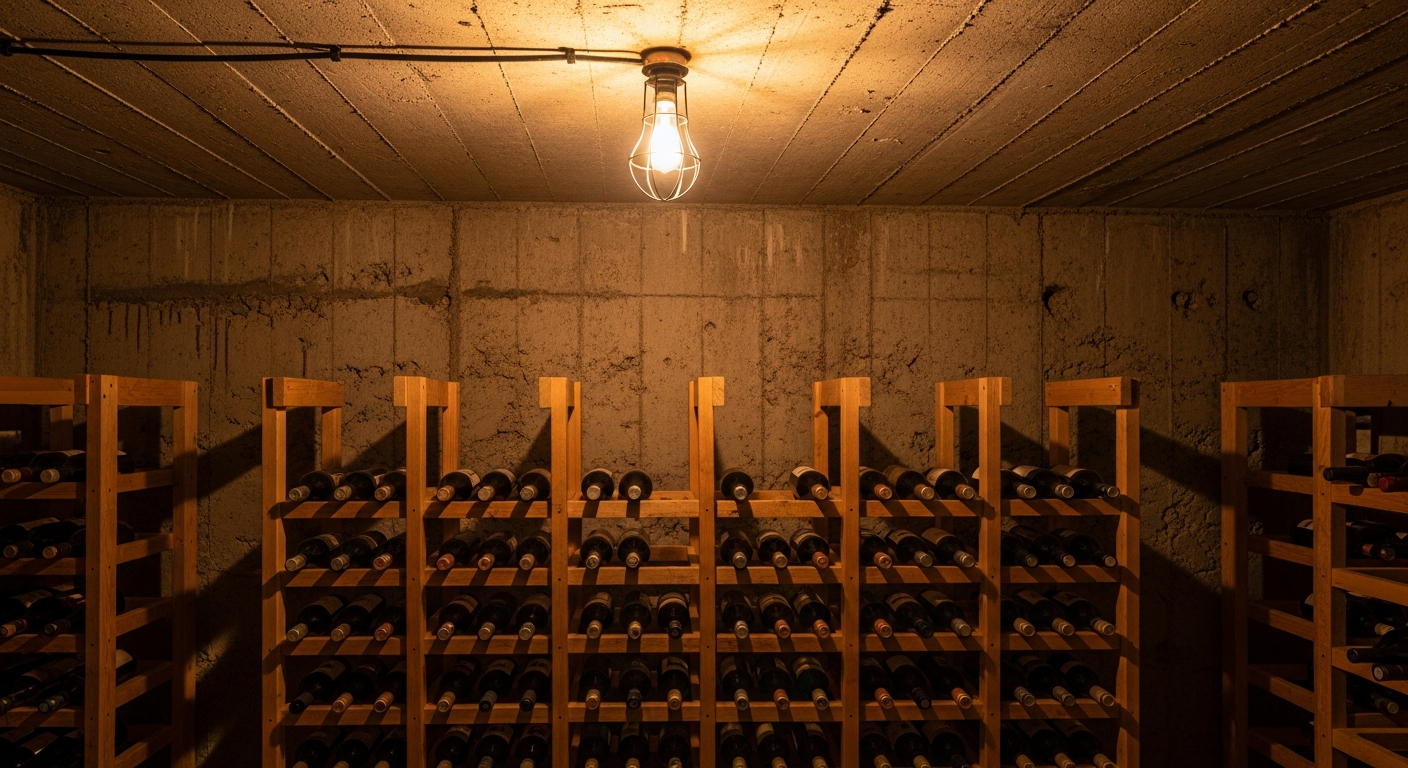 Des caves à vin blindées en temps de paix