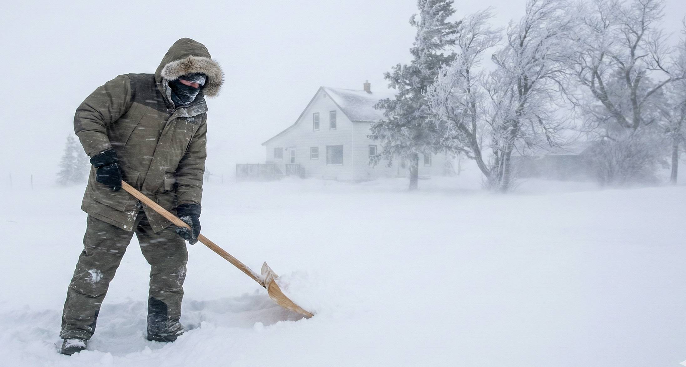 Une violente tempête hivernale à -45 °C frappe le Canada : neige abondante et vents féroces