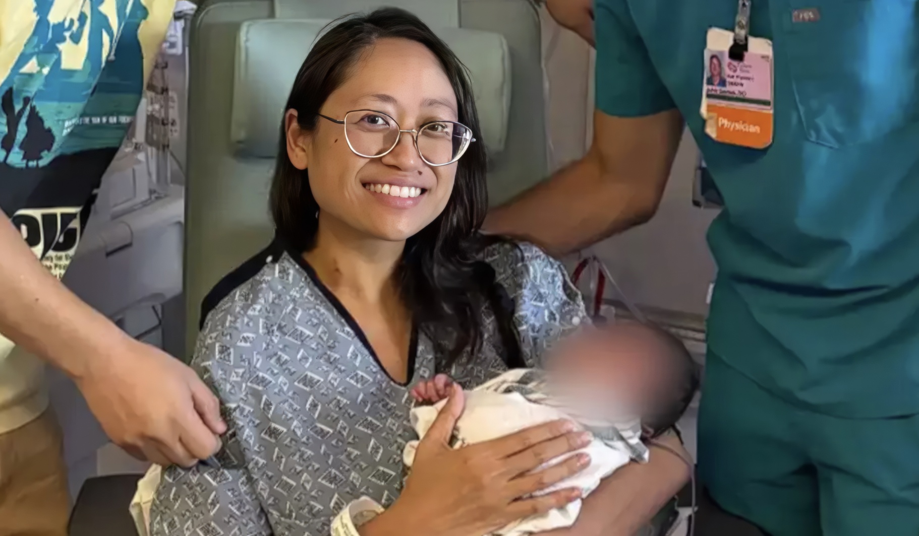 Une femme de 41 ans découvre une grossesse à terme cachée par une tumeur de 10 kg avant une chirurgie