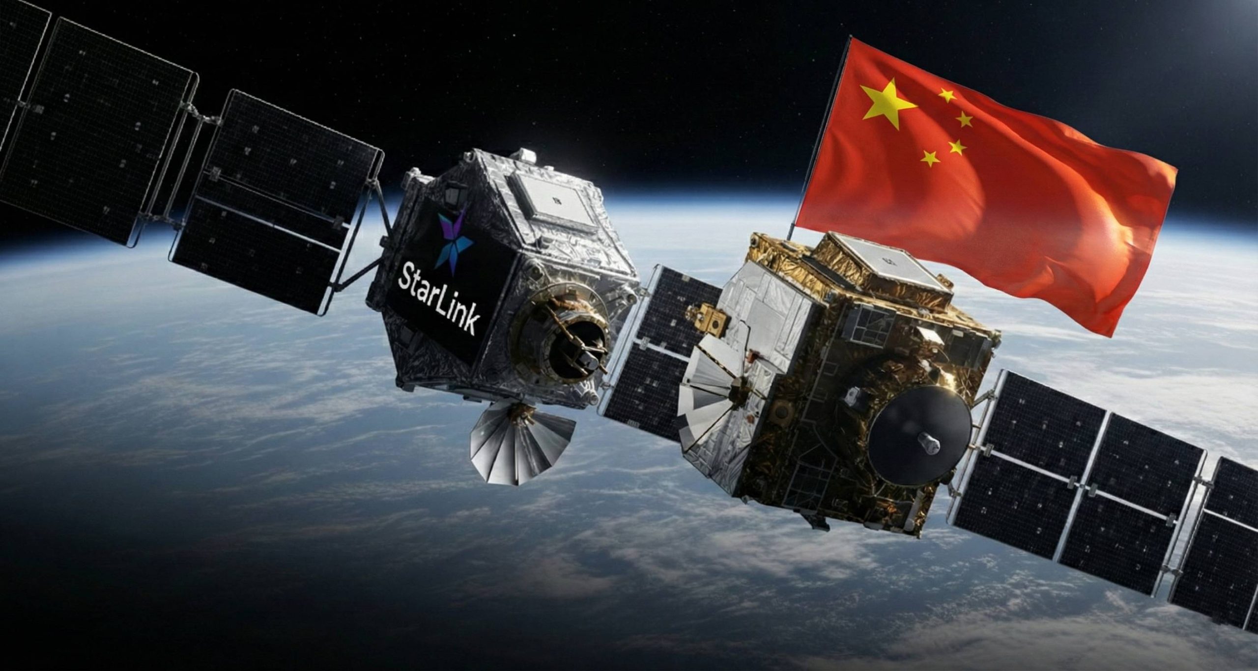 Frayeur en orbite : un engin spatial chinois frôle dangereusement un satellite Starlink