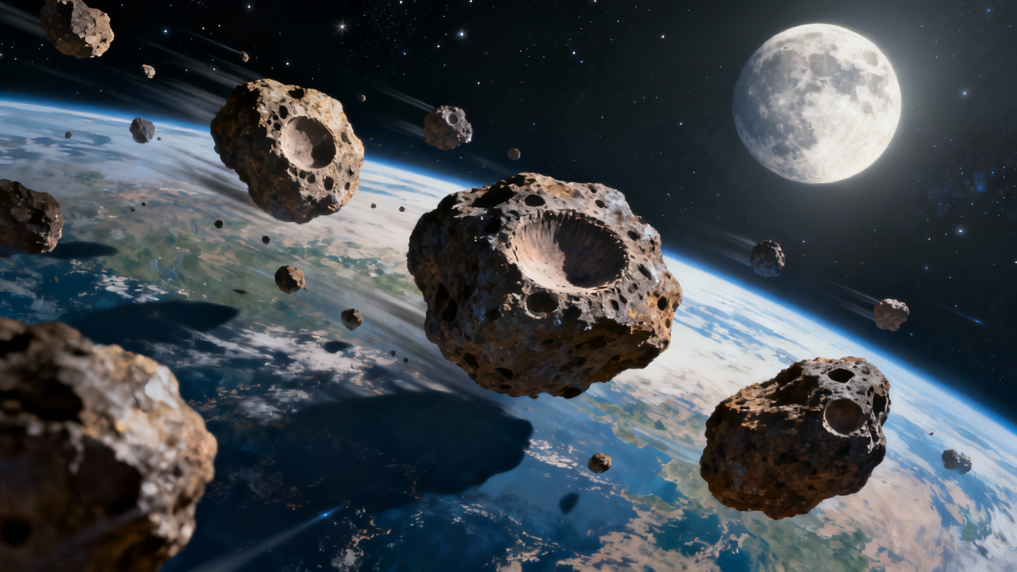 Novembre sous haute surveillance : 18 astéroïdes ont frôlé la Terre de plus près que la Lune