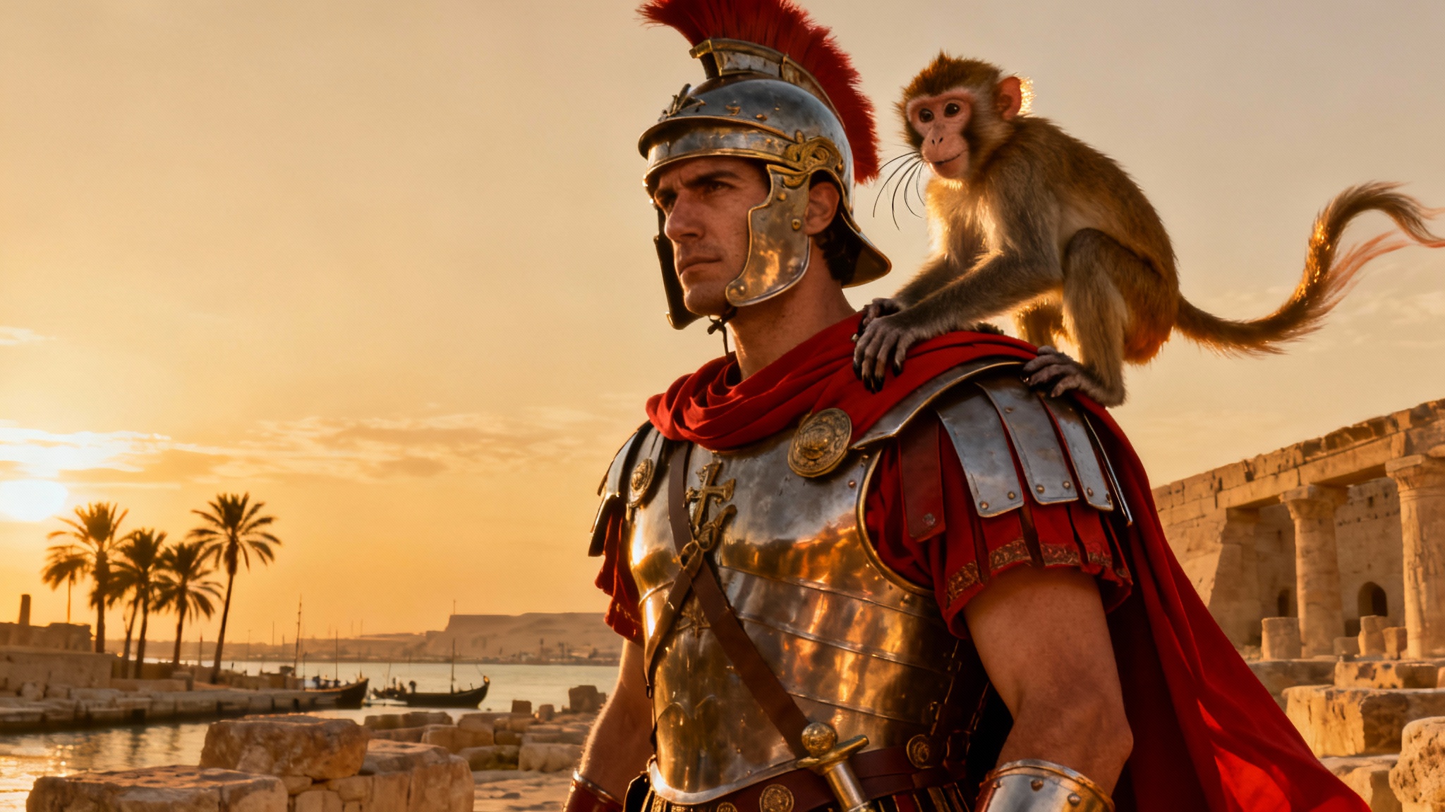 Les singes de compagnie des officiers romains avaient leurs propres animaux de compagnie