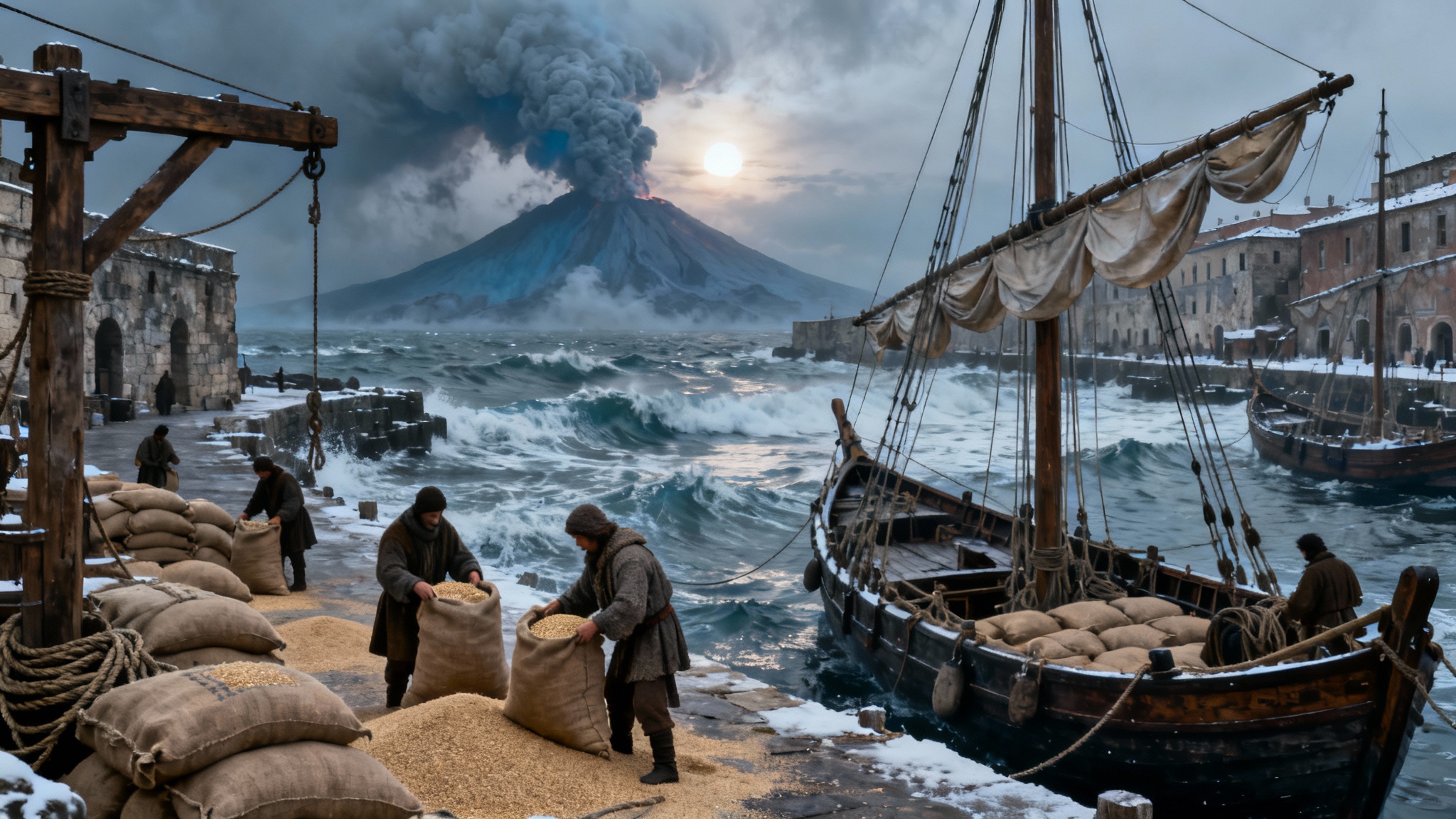 Quand un volcan a pavé la voie à la peste noire en europe
