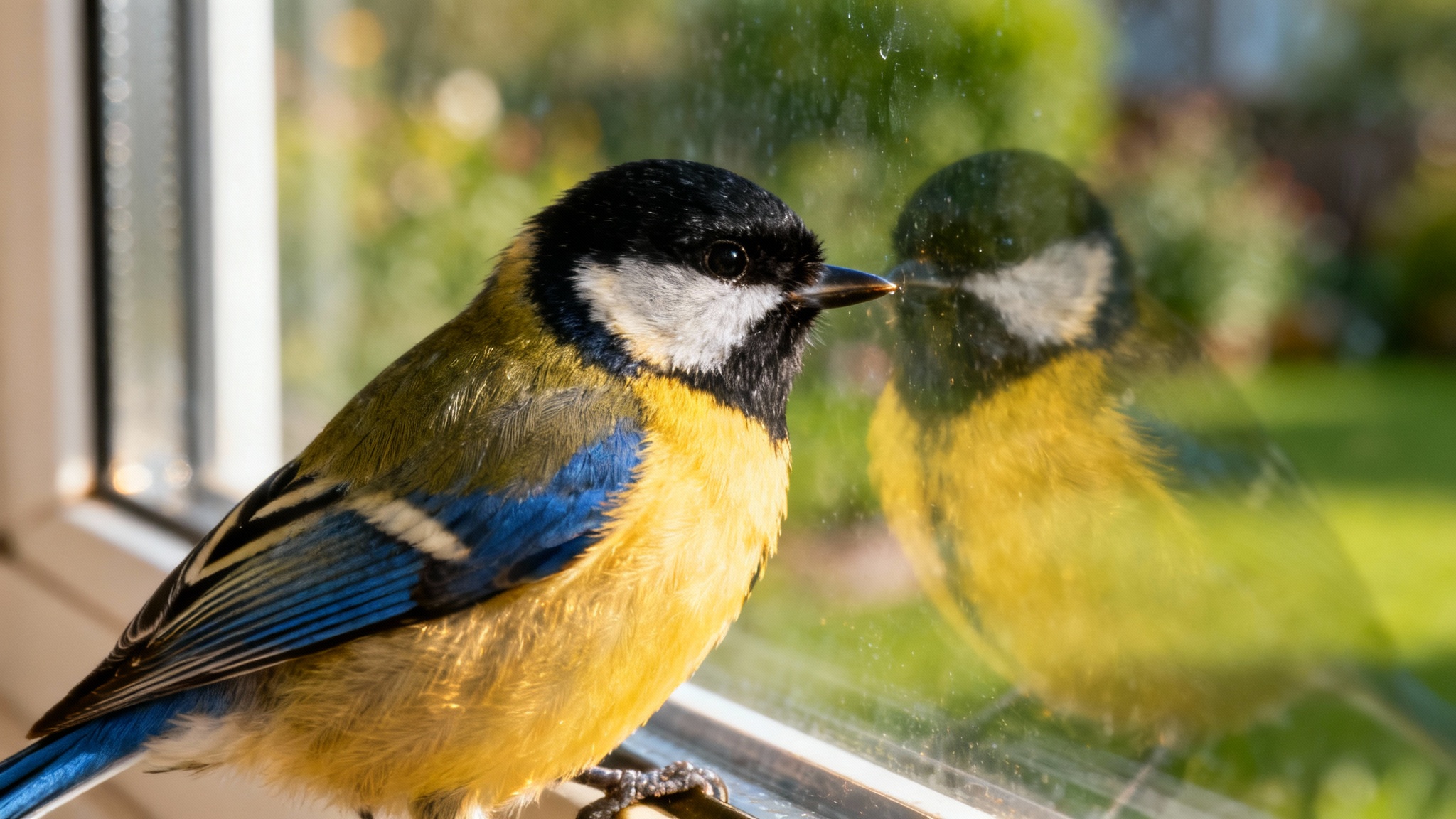 Quand une mésange cogne à la fenêtre, un signal d’alerte à ne pas négliger