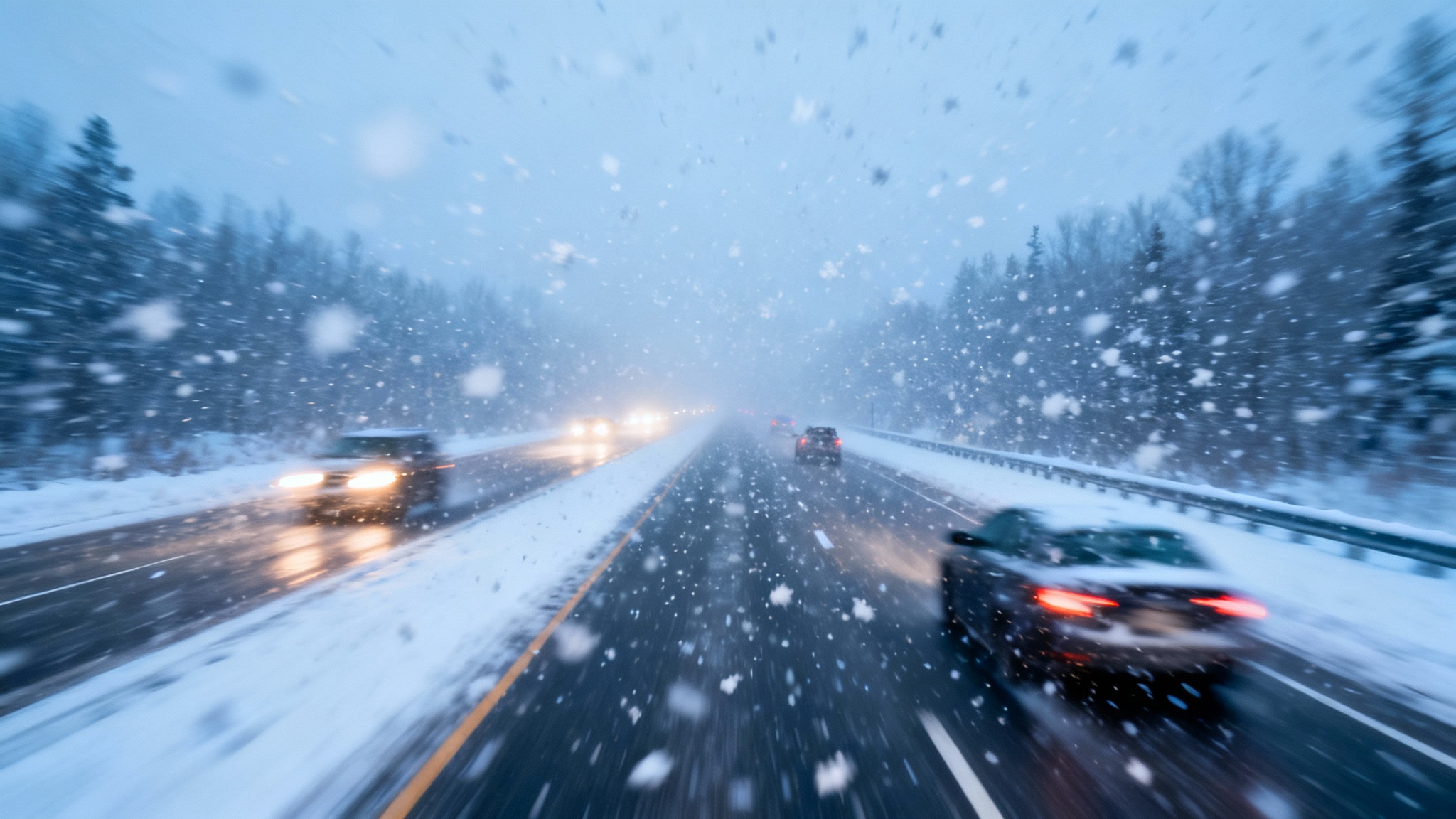 La tempête hivernale s&#039;installe au québec : 20 cm de neige et un risque accru sur les routes