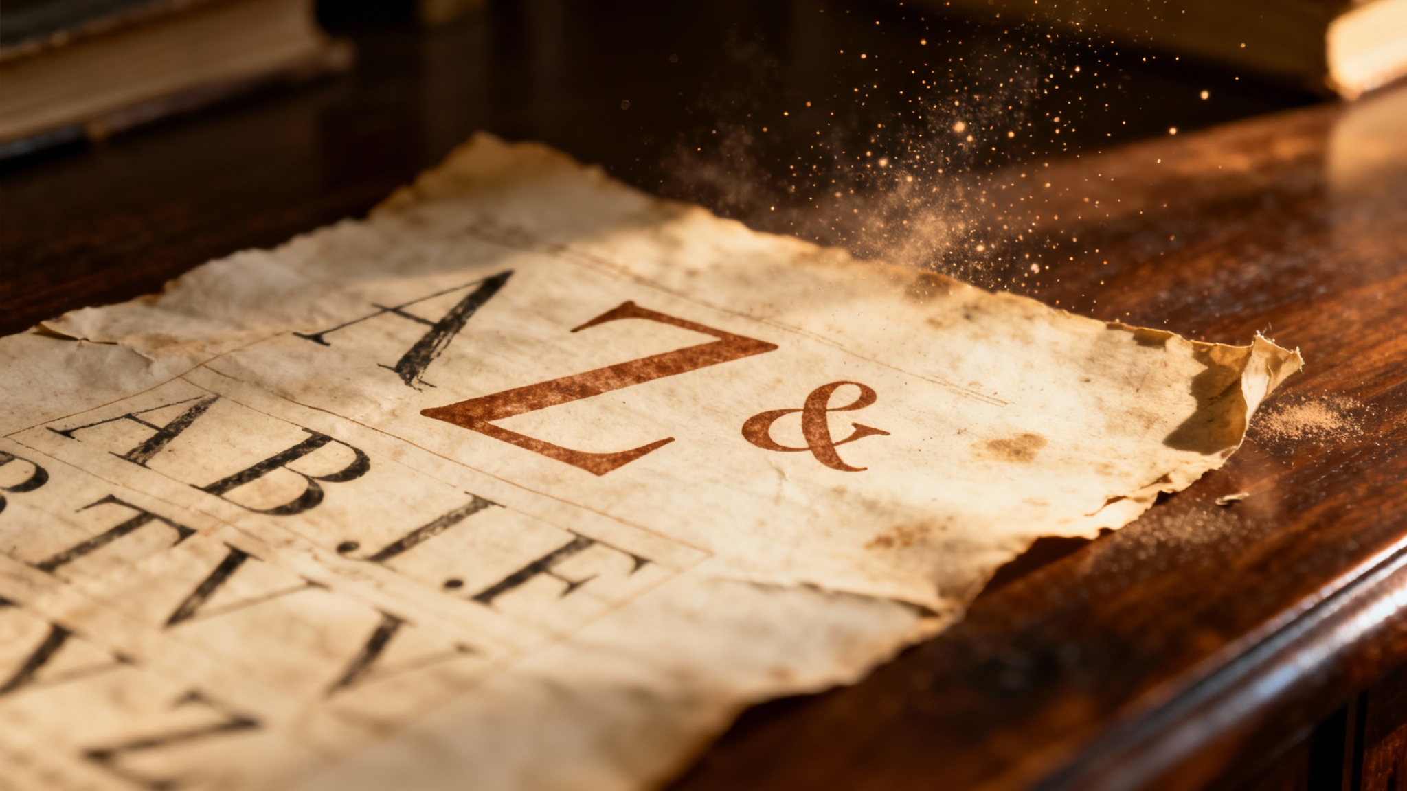 L&#039;Histoire Oubliée de la 27e Lettre : Le Mystère de l&#039;Esperluette