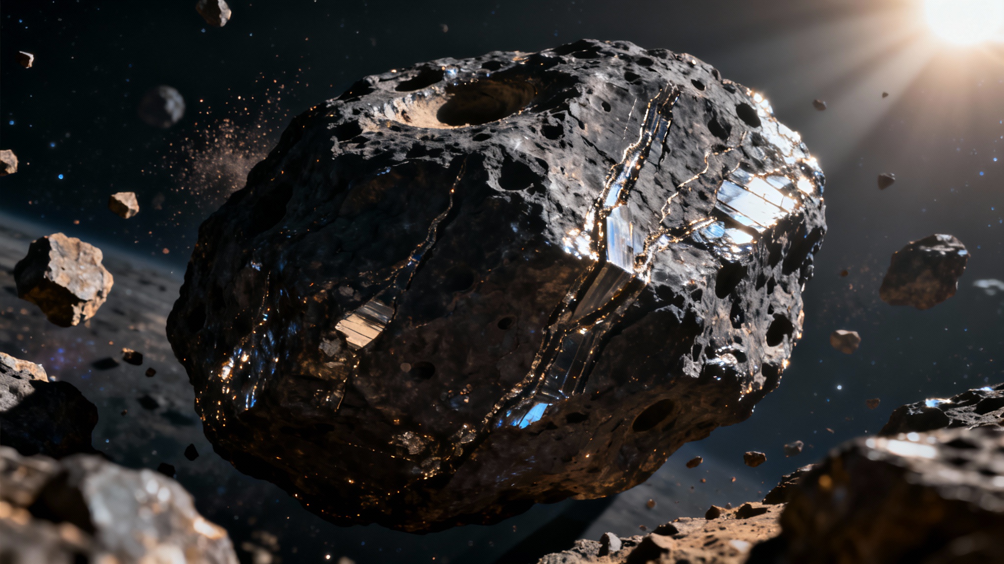 Les secrets des roches spatiales : Le plan caché pour l'exploitation minière des astéroïdes