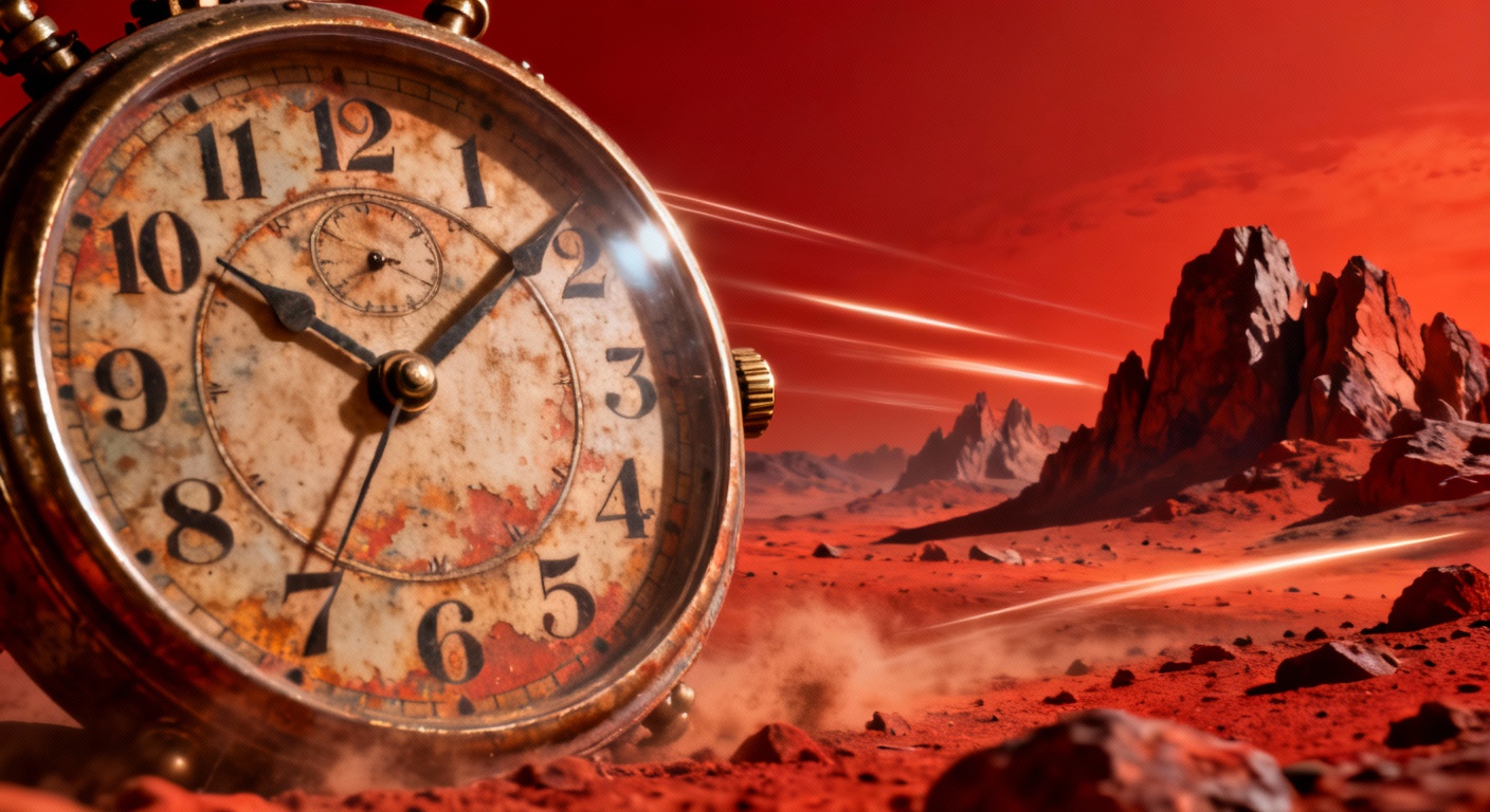Incroyable : Sur Mars, le temps s’écoule plus vite qu’ici, selon les mesures les plus précises à ce jour